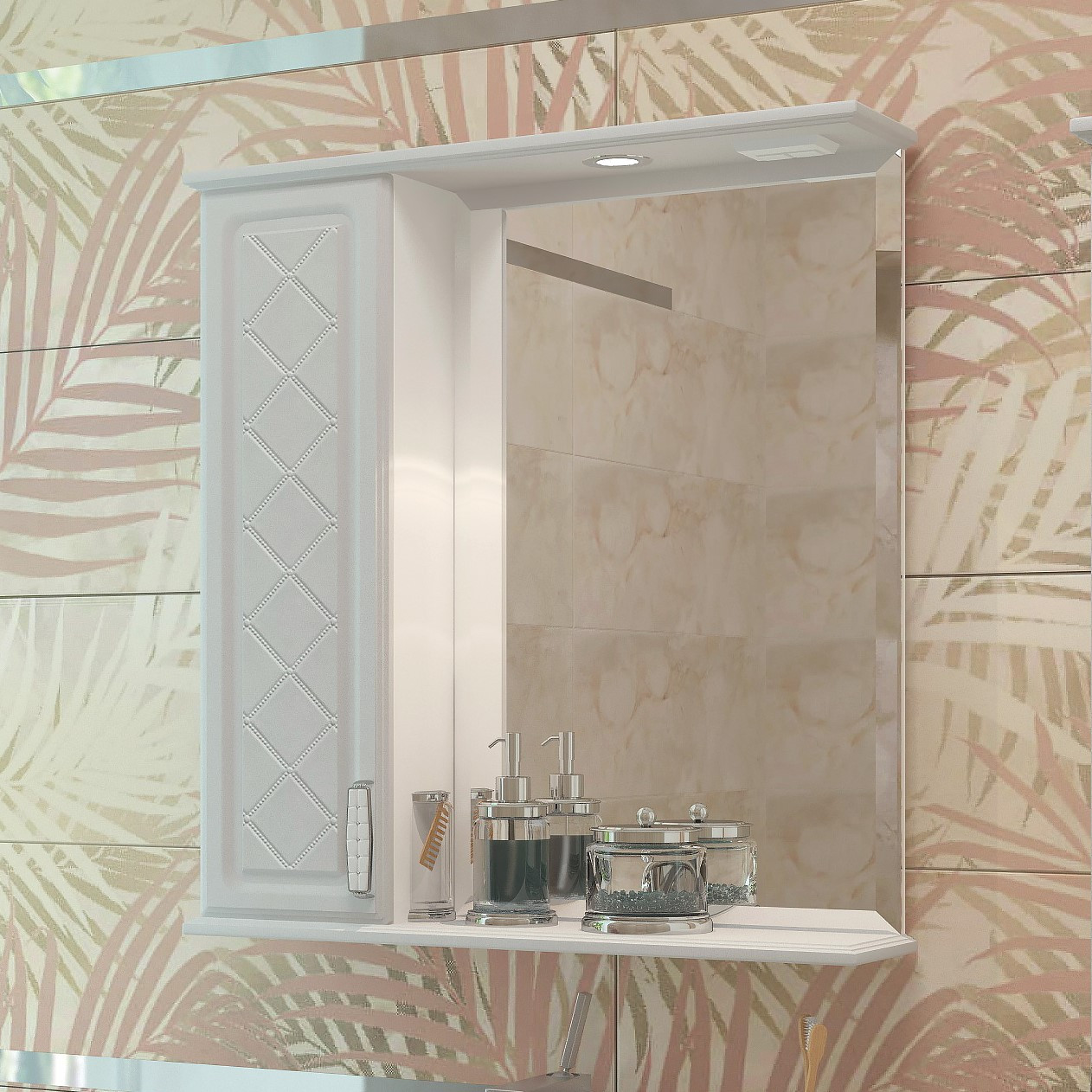 Зеркало EvaGold 65 №2 "Valencia" - изображение №1