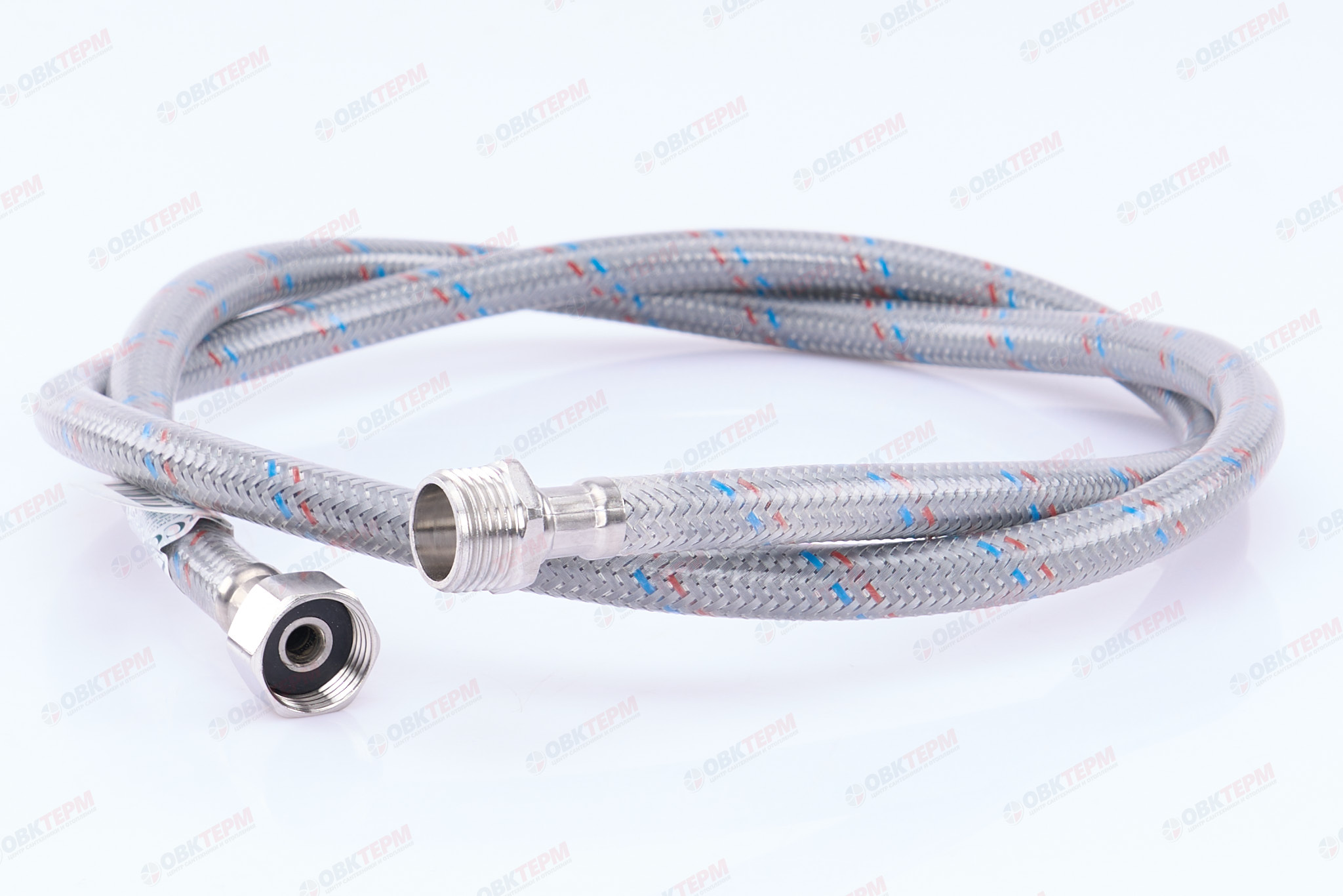 Шланг    1/2"х1/2" ВН, в силикон.обмотке   150 см  "OVERCON"   (60шт/ящ) - Изображение №2