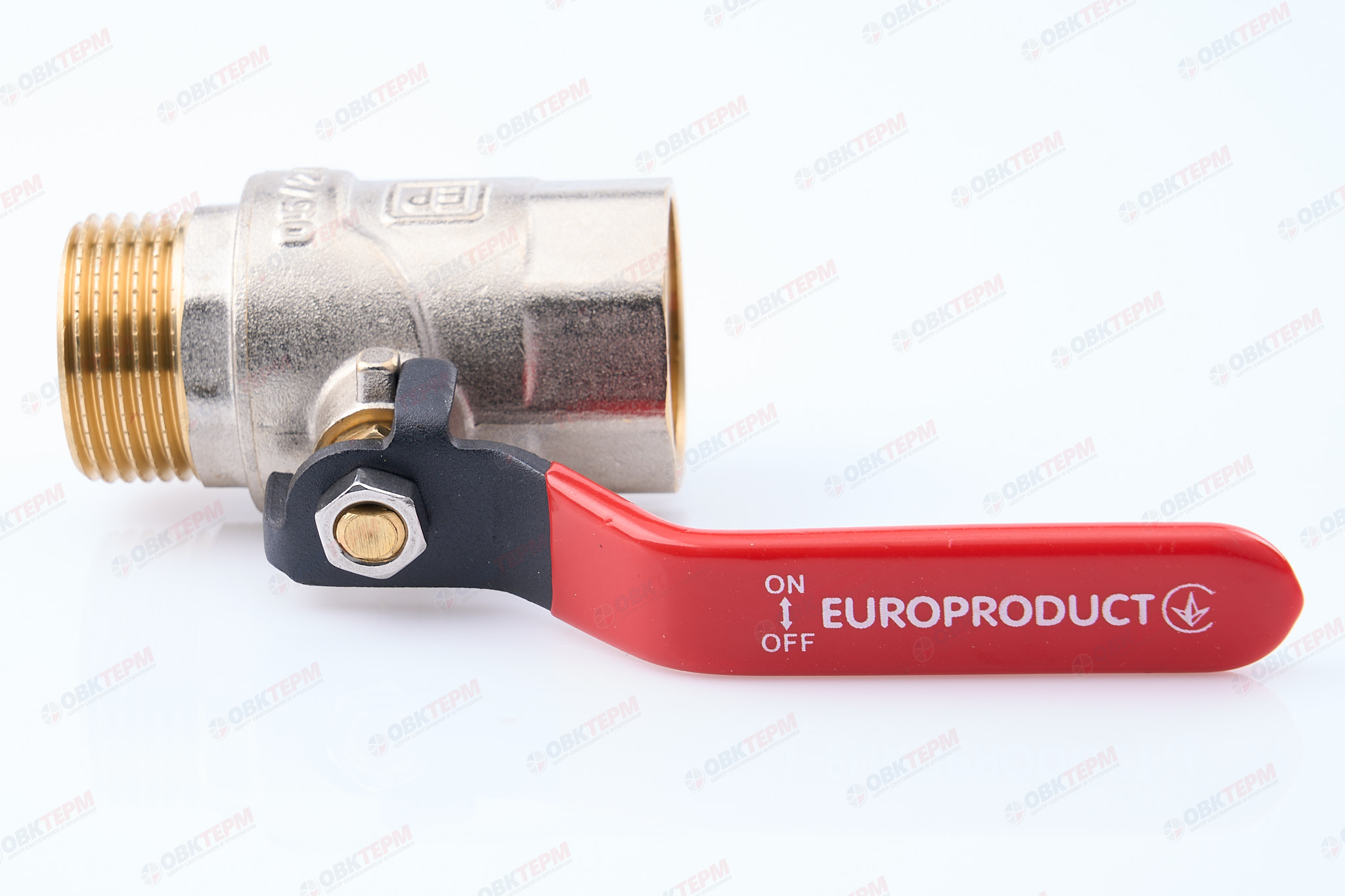 Кран шаровый     EUROPRODUCT     1"  ВН   ручка   (48 шт) - Изображение №5