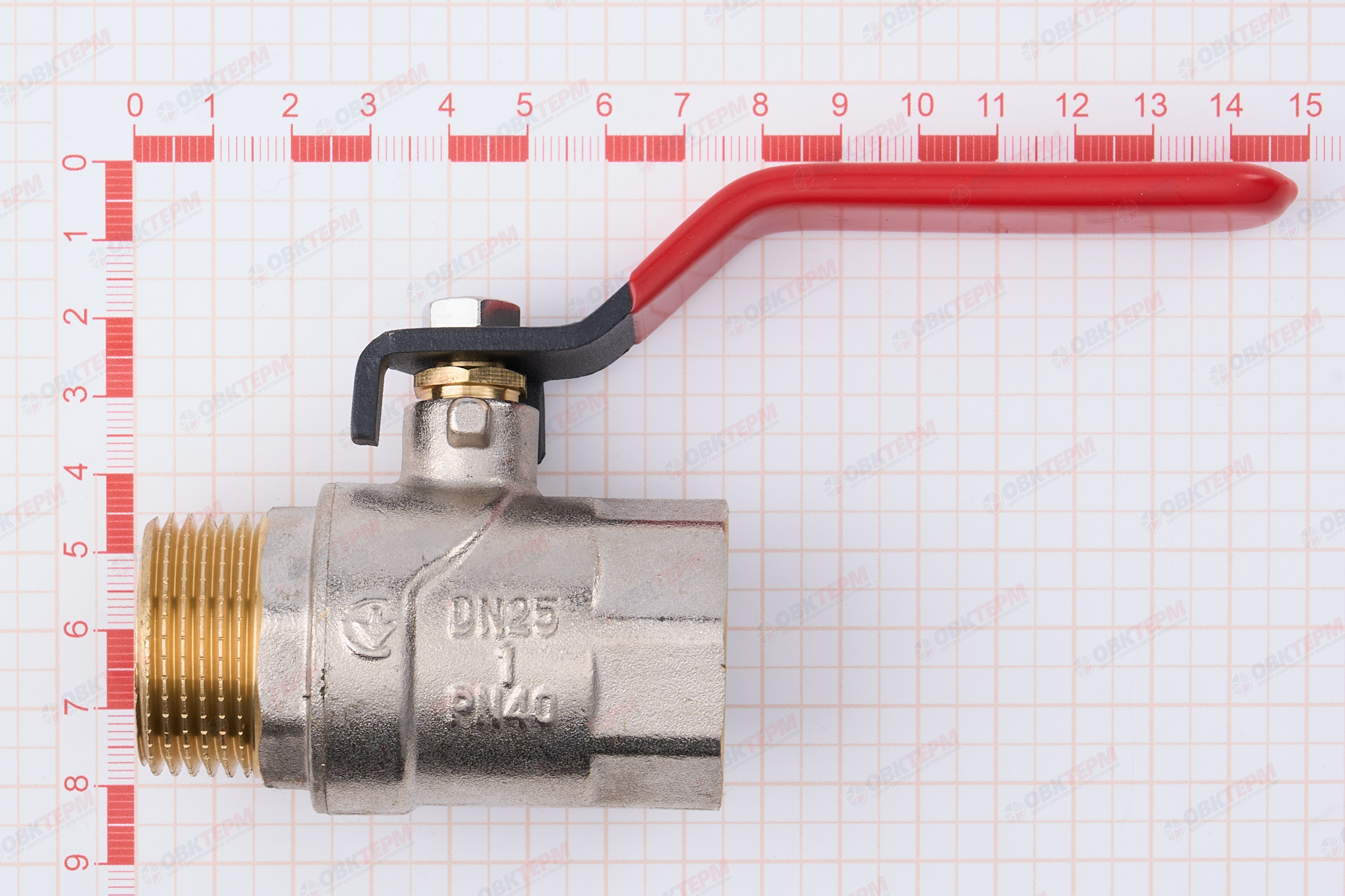 Кран шаровый     EUROPRODUCT     1"  ВН   ручка   (48 шт) - миниатюра №6