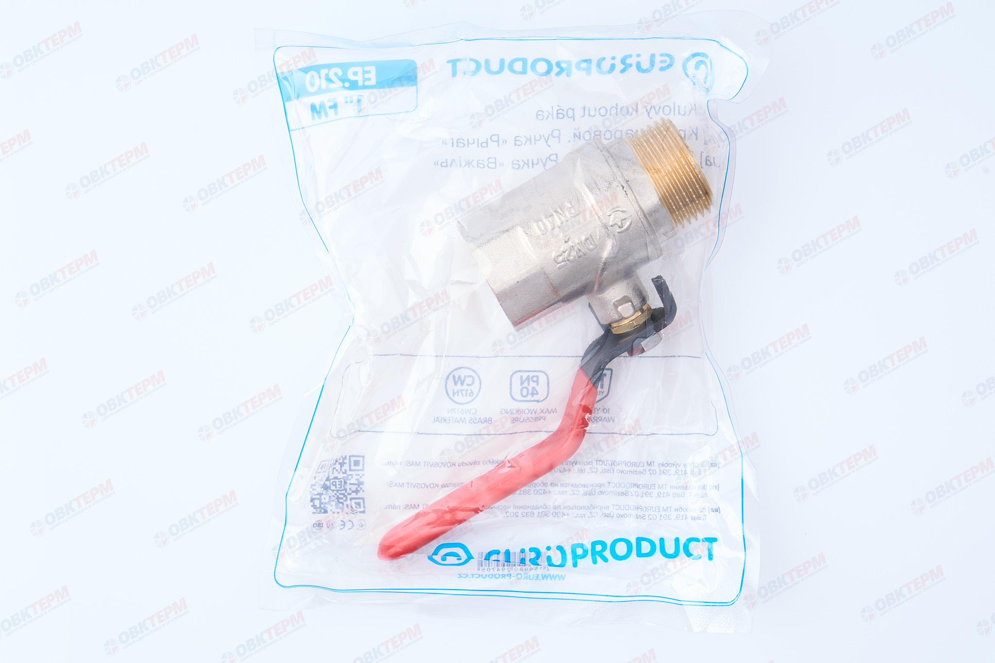 Кран шаровый     EUROPRODUCT     1"  ВН   ручка   (48 шт) - миниатюра №7