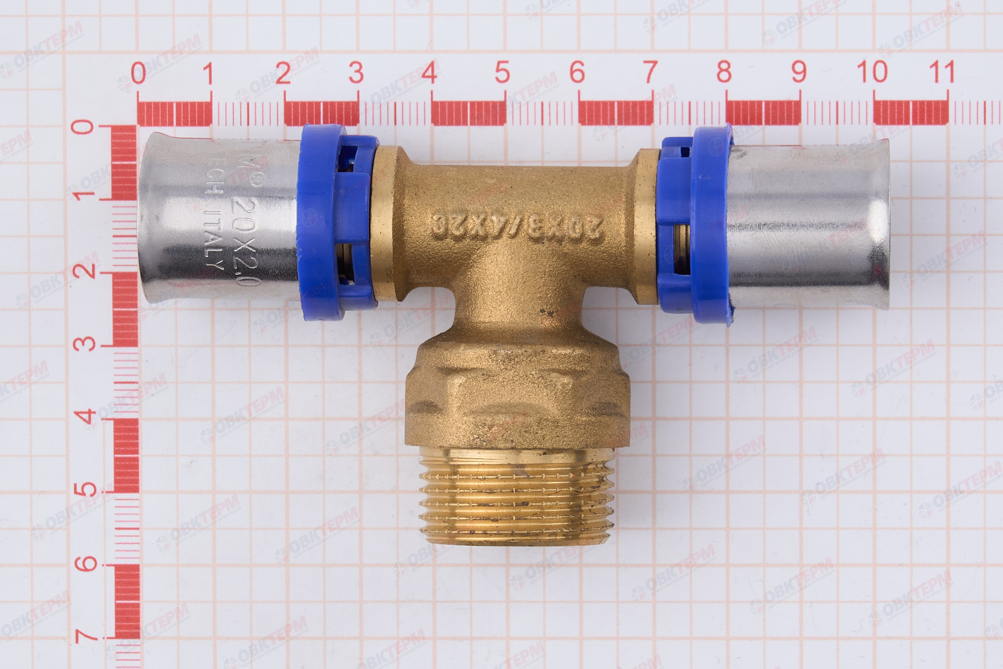 Пресс тройник   20 x 3/4 Н х 20      TIM - Изображение №4
