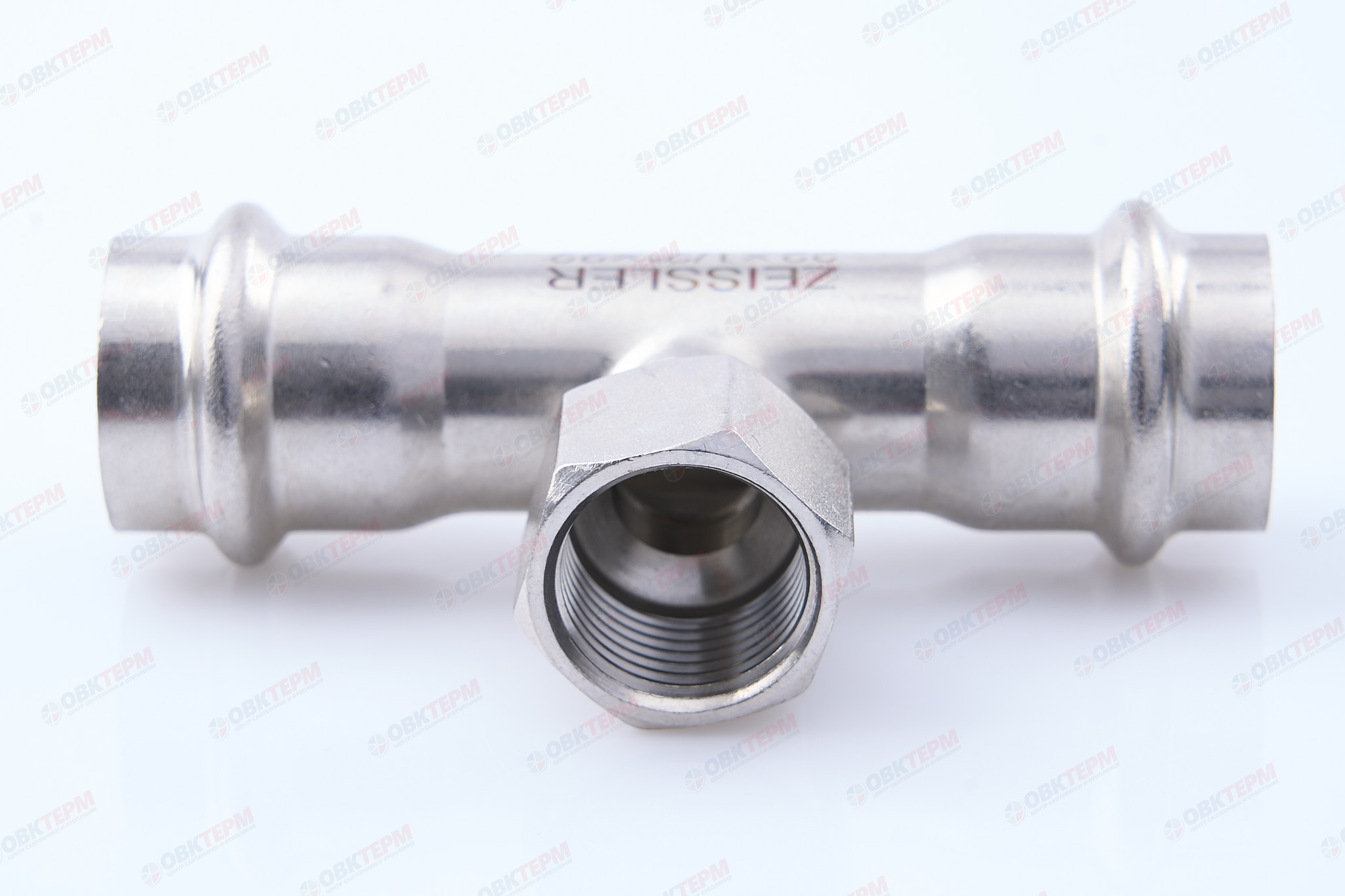 Тройник пресс из нерж.ст. 22  х 1/2"В  х 22  TIM  (50/5) - Изображение №2