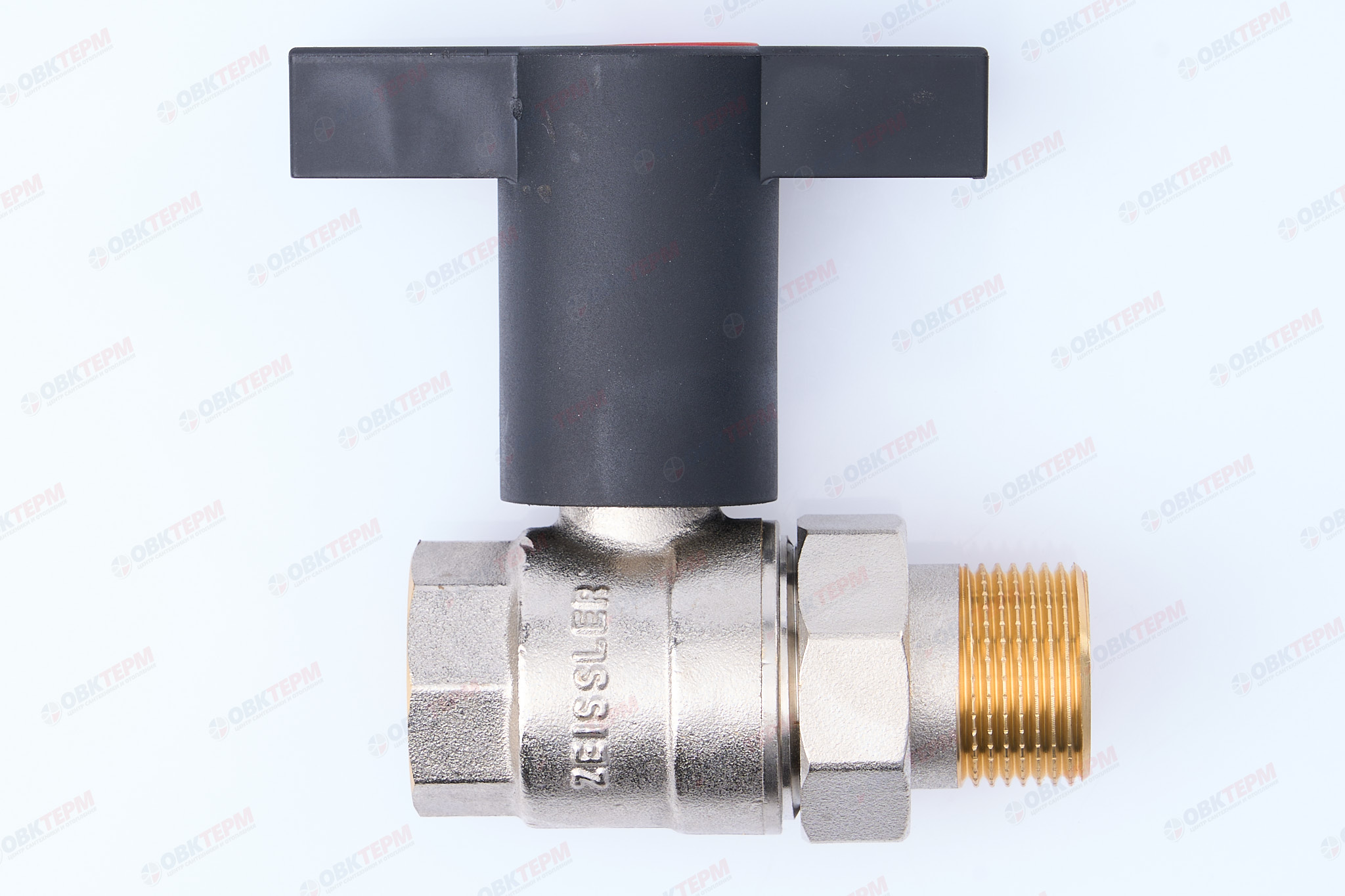Кран шаровый с американкой (ручка пластик)     ZEISSLER      3/4"   ВН   (6/24) - Изображение №2