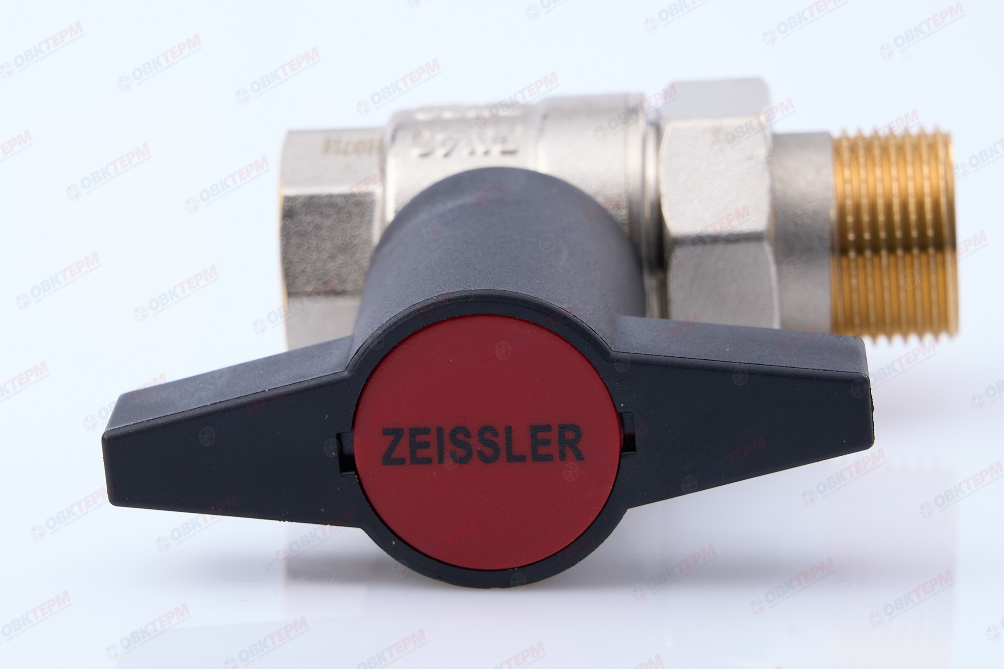 Кран шаровый с американкой (ручка пластик)     ZEISSLER      3/4"   ВН   (6/24) - Изображение №5