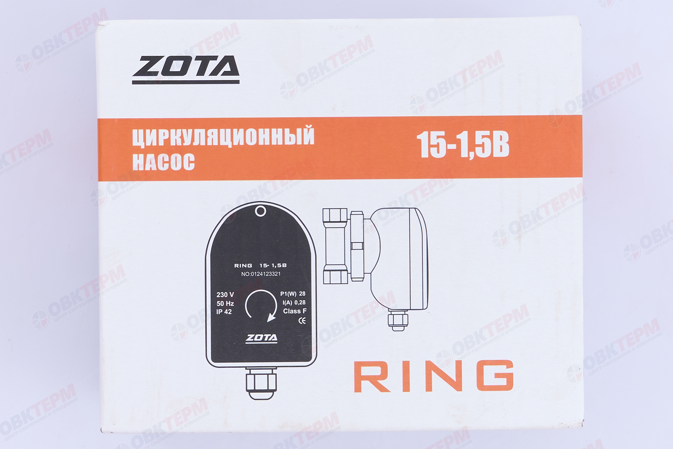 Насос рециркуляционный для ГВС  RING 15-1,5B   ZOTA - миниатюра №7