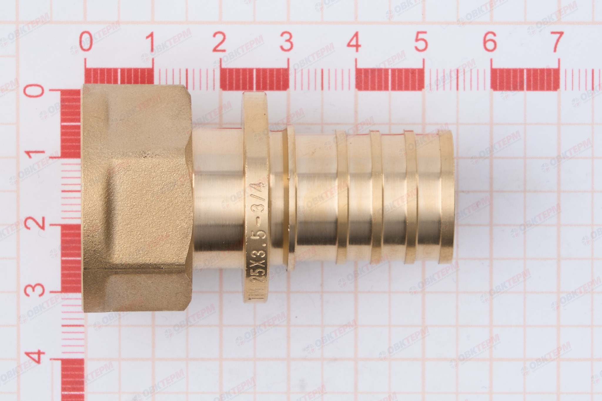 Муфта аксиальная  25-3.5 х 3/4" в   TIM   (160/20шт) - Изображение №5