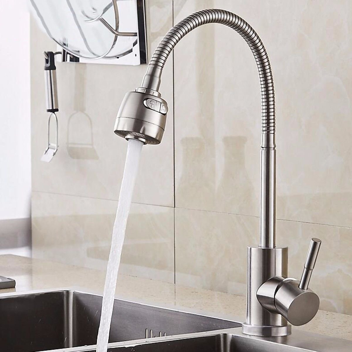 Смеситель д/кухни нерж/сталь REFLECTOR ZERIX SUS-011   10 шт/ящ - миниатюра №3