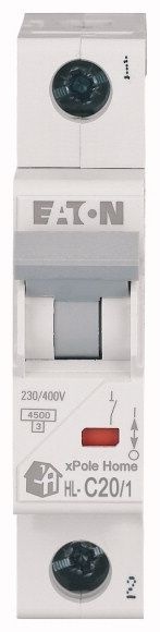 Выключатель автоматический 1п C 20A HL EATON (12шт/уп) - Изображение №2