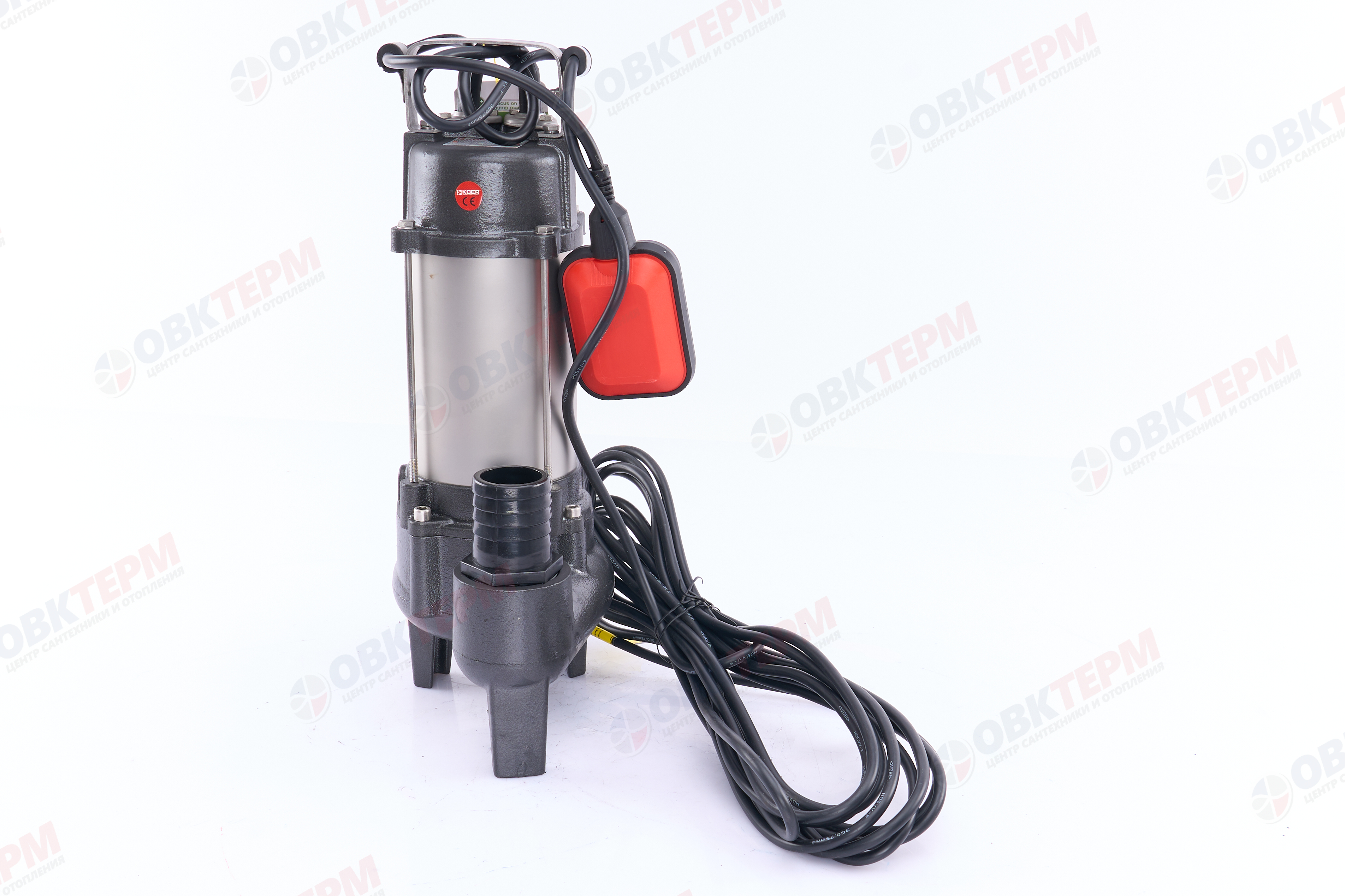 Насос фекальный  WFD20-8-0.55A  KOER  (550Вт/333л.м./8м, обм.медь) - Изображение №3