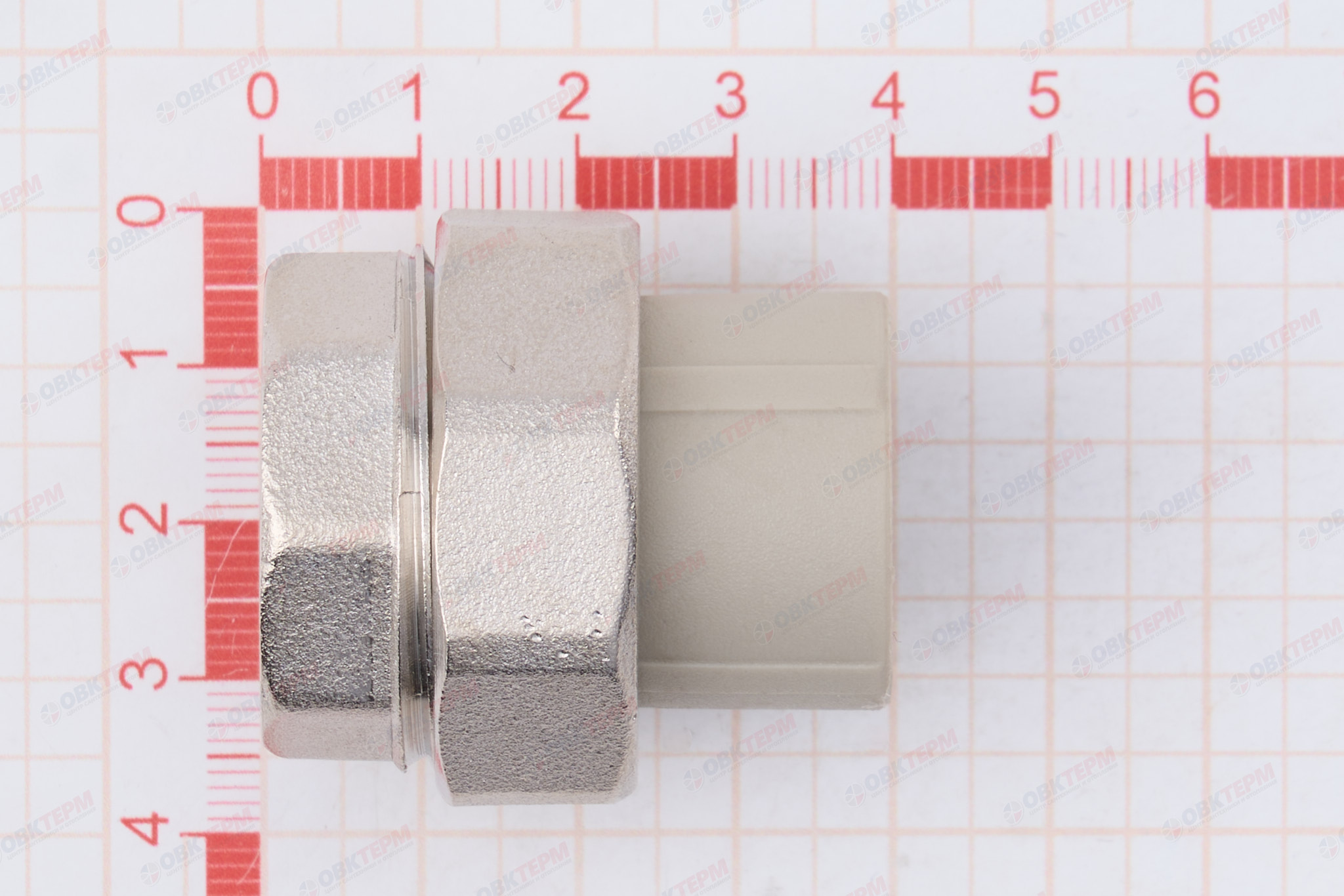 Разборное соединение   20 * 3/4 в        (VALFEX)  серый  (200/25) - миниатюра №8