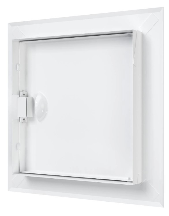 Люк ревизионный EVECS ЛТМп фланец 200*200, ручка магнит 260х260 окраш.сталь Эра - Изображение №4