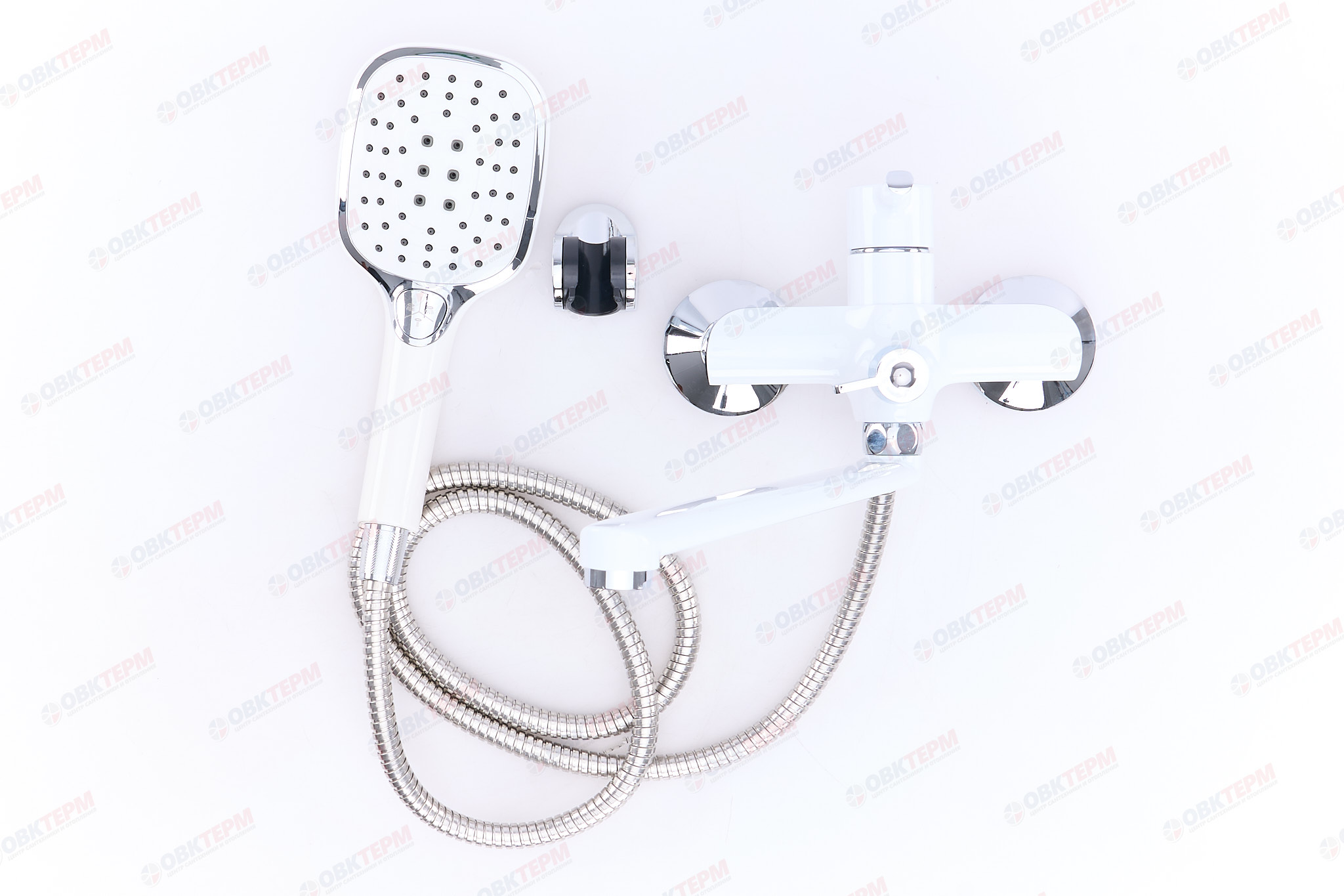 Смеситель д/ванны MIXXUS PREMIUM EDEM 006 EURO Ø35 WHITE (8 шт/ящ) - Изображение №2
