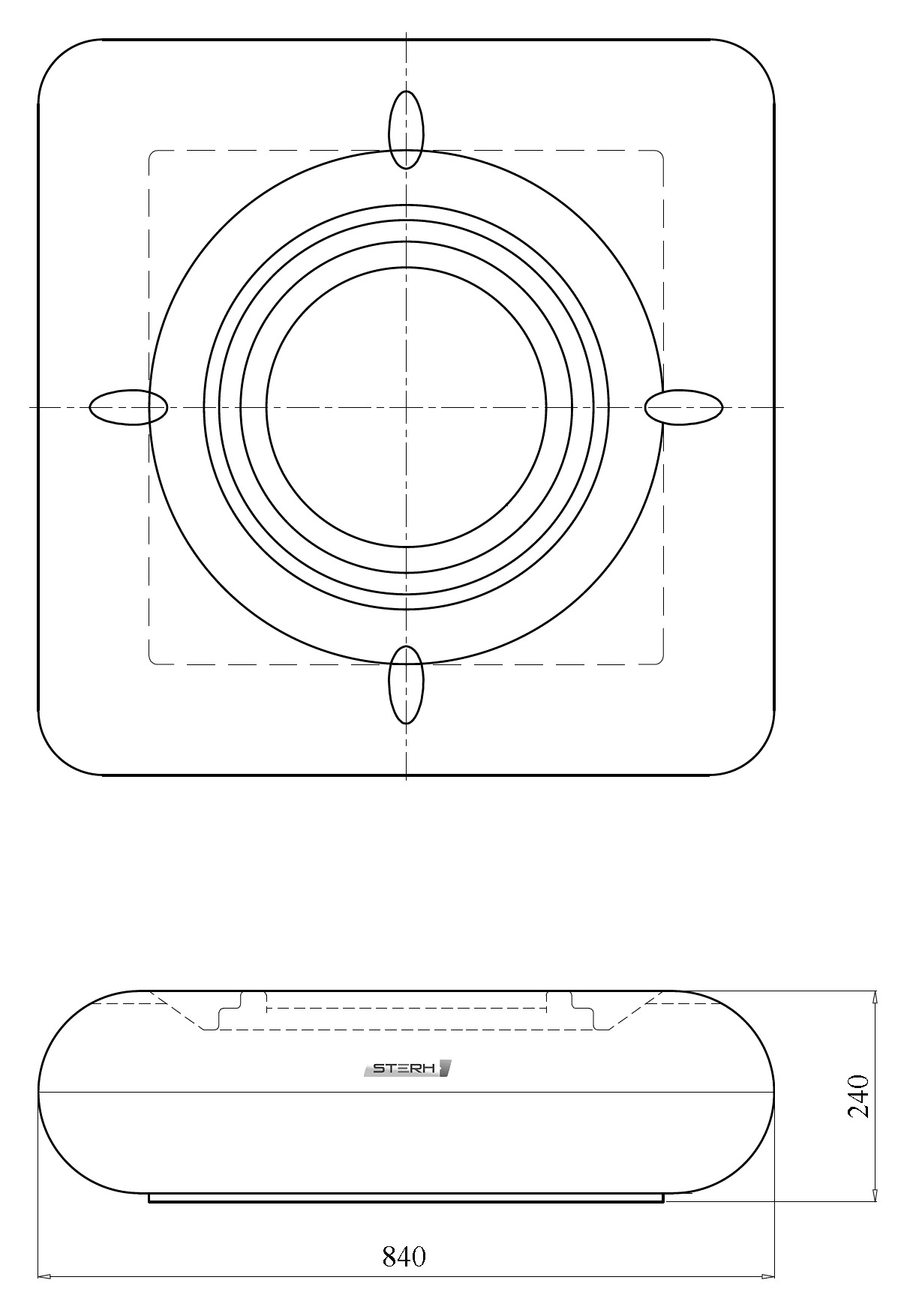 Емкость  СТЕРХ  для душа 100 л (в24*д84*ш84) - Изображение №2