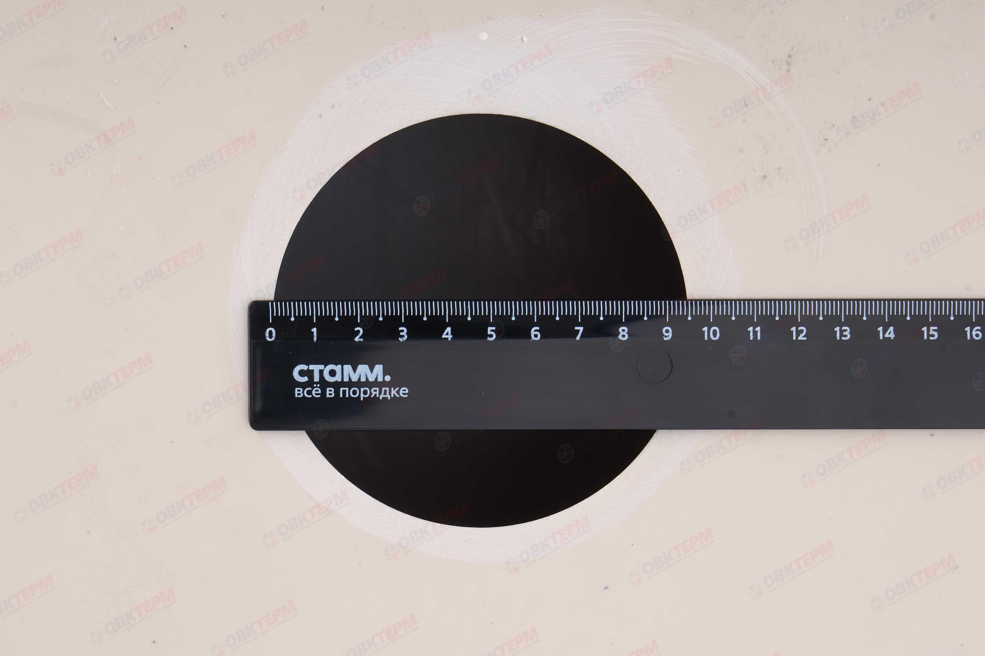 Мойка квадратная HORKE / SIMGRAN S-10 БЕЖЕВЫЙ МАТОВЫЙ 510*450мм - миниатюра №5