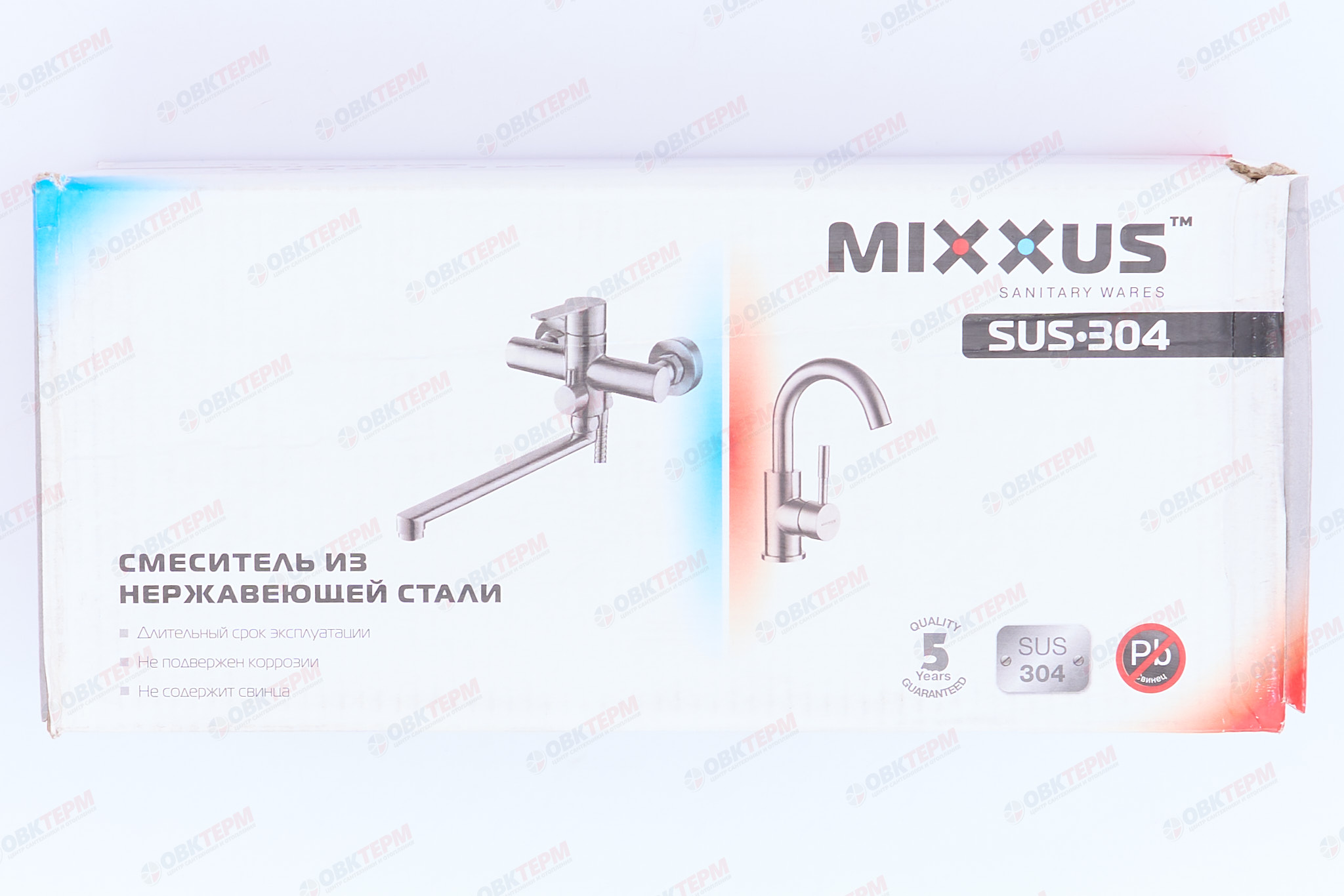 Смеситель д/умывальника нерж/сталь MIXXUS DVE-001 INNER BLACK встраиваемый (12 шт/ящ) - миниатюра №6