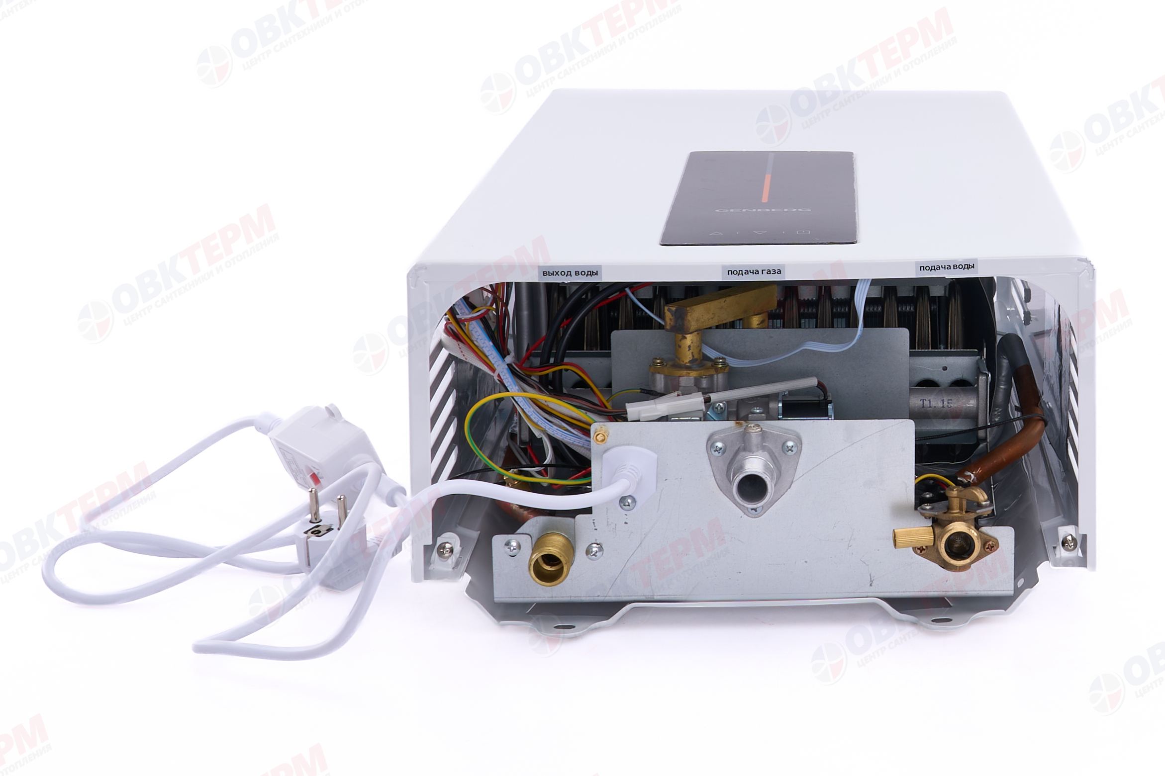 Колонка газовая  GENBERG 611.01  NEO   11л. БЕЛАЯ  (Электронная модуляция пламени) - Изображение №5