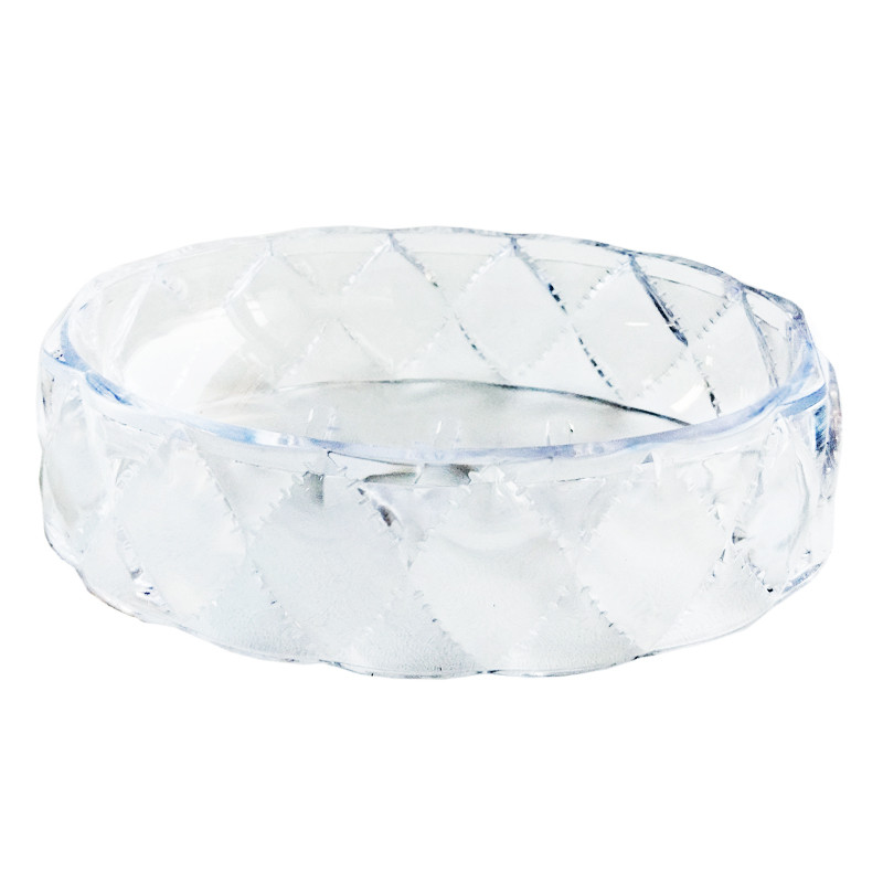 Мыльница Delphinium коллекция "Иней" (Ice), пластик - Изображение №1