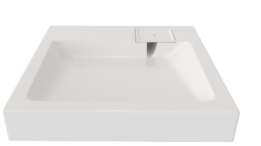 Умывальник BR-5 белый для установки над стиральной машиной с креплением (600*550*110) - изображение №1