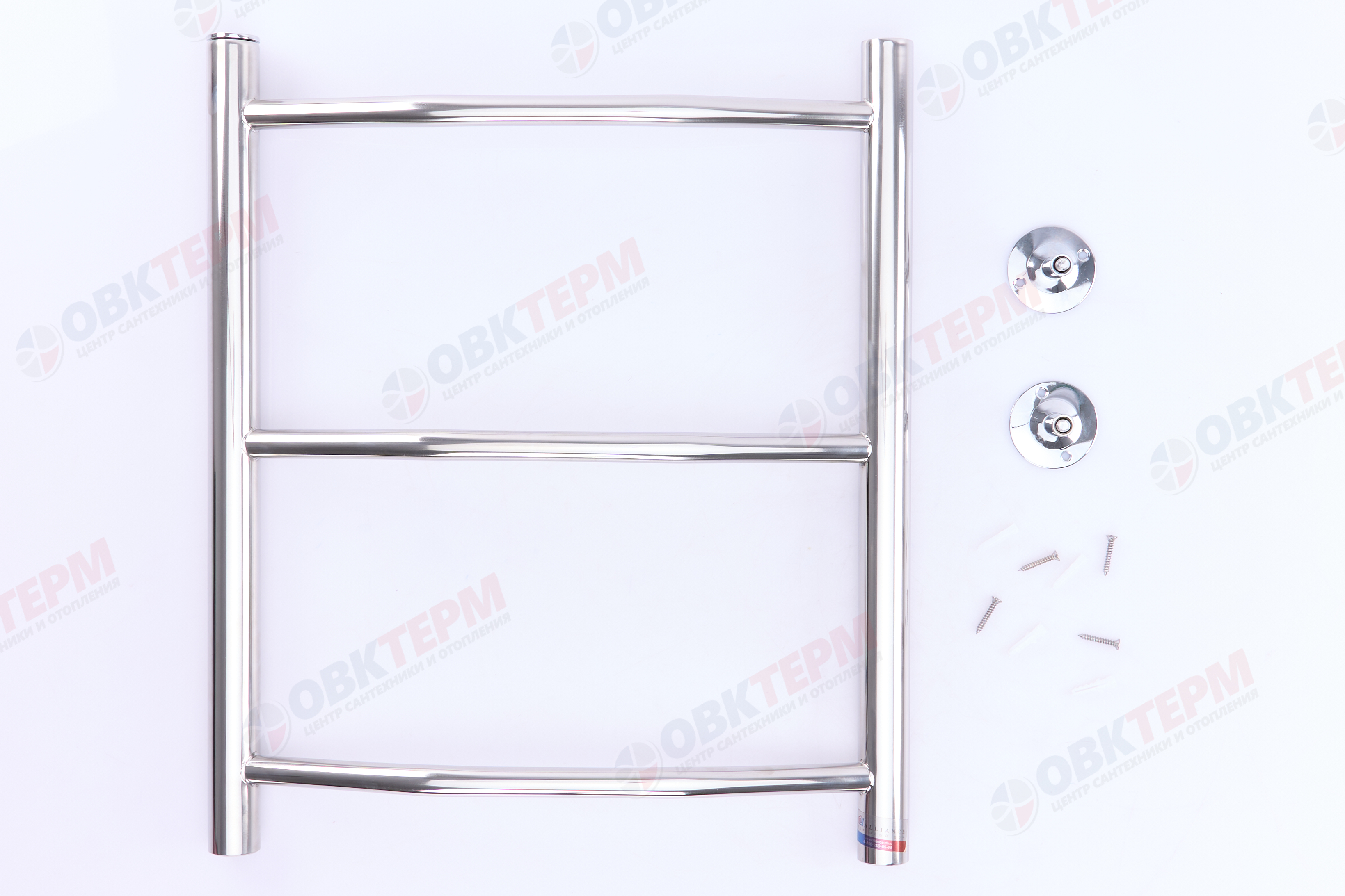 Полотенцесушитель лесенка ТДА ЛНК 40 х 50 Л вн.резьба 1/2" 3 перекладины АДВ - миниатюра №3