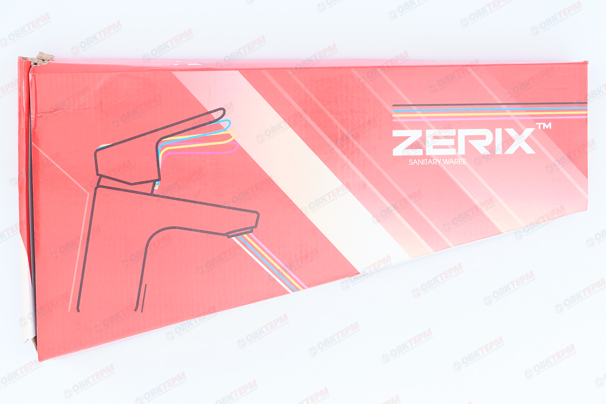 Смеситель д/кухни REFLECTOR ZERIX SOP7 146 WHITE Ø40 ГАЙКА (10 шт/ящ) - миниатюра №6