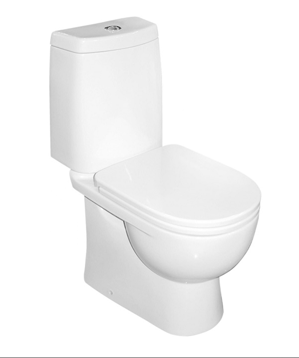 Унитаз-компакт SANITA LUX Sanita Luxe Fest Basic S1 универ. 2 реж., полипропилен (345х815х630) - Изображение №1