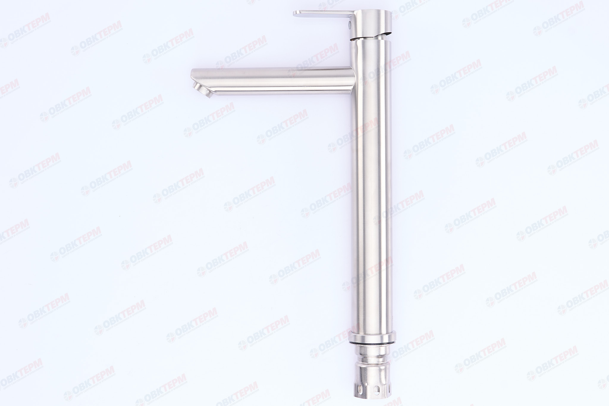 Смеситель д/умывальника FRAР F10801-2 сатин нерж/сталь ВЫСОКИЙ (Ø35, на гайке) (10 шт) - миниатюра №6