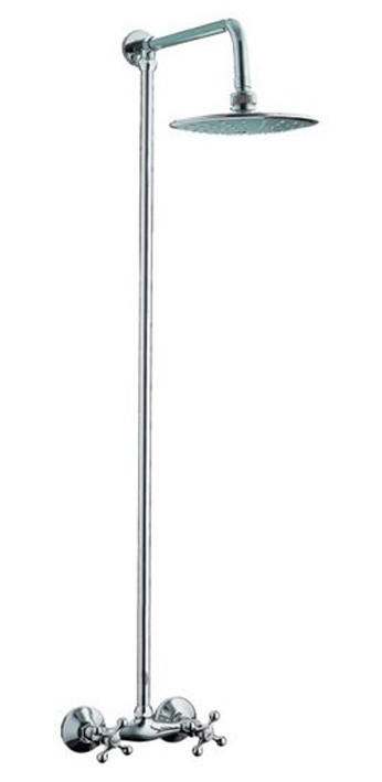 Душ/система/смес  хром     F2308   (смес без гусака, верхний душ)  FRAP - изображение №1