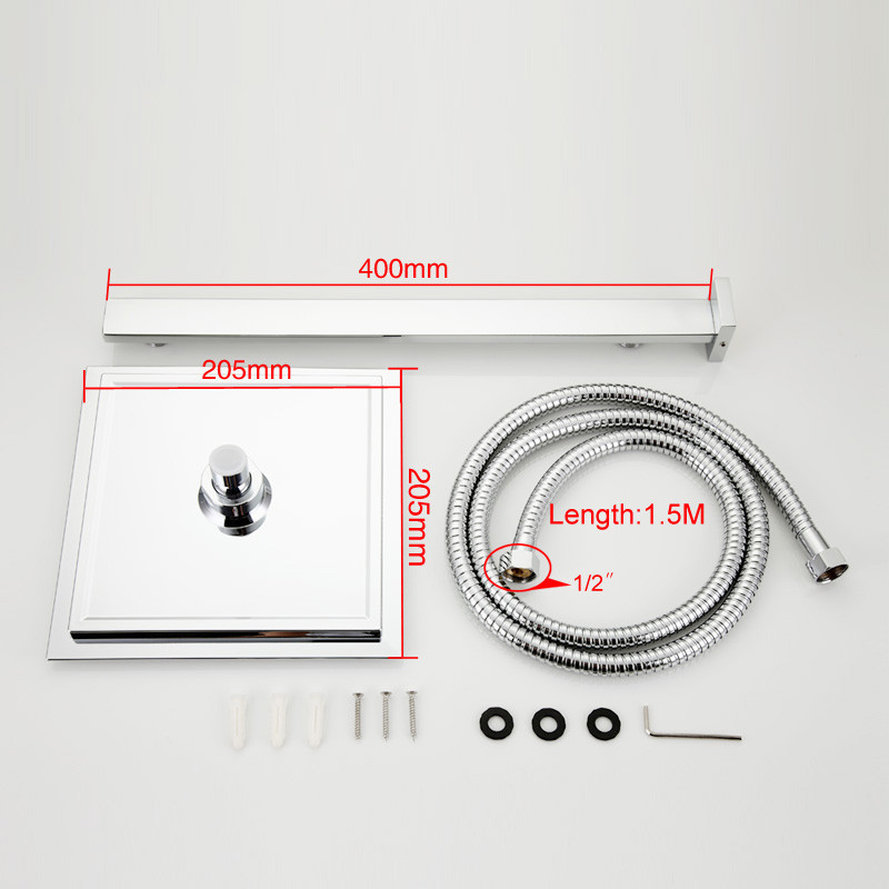 Душ/система FRAP F2406 хром (без смесителя) - миниатюра №5