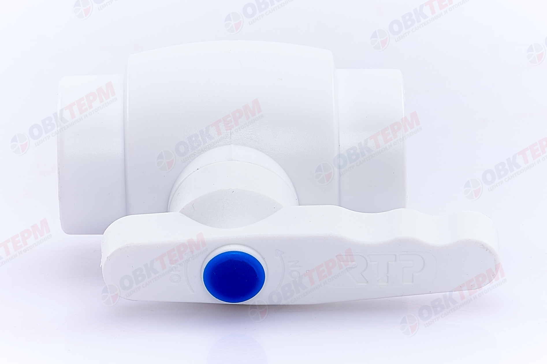 Кран  шаровый  полнопроходной 25  (латунный  шар)    БЕЛЫЙ PP-R   (RTP)    (30/1) - Изображение №4