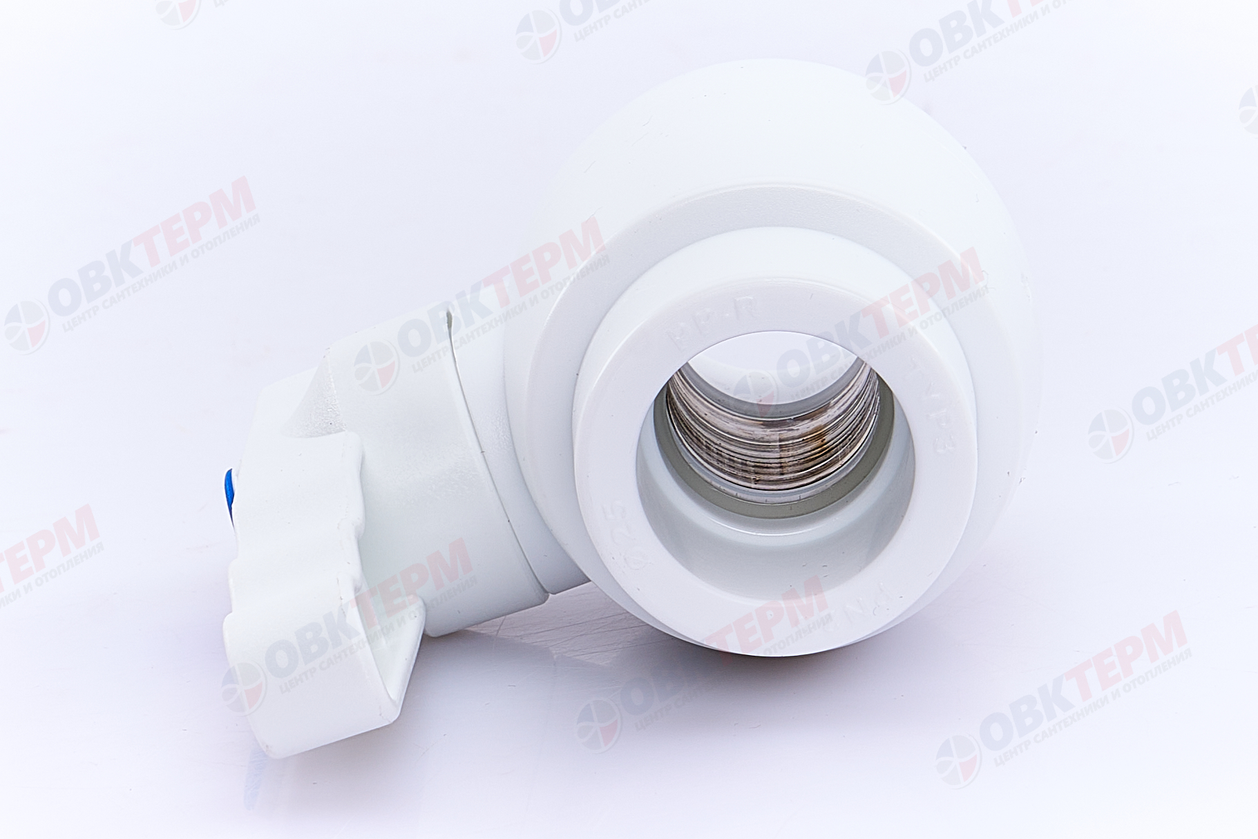 Кран  шаровый  полнопроходной 25  (латунный  шар)    БЕЛЫЙ PP-R   (RTP)    (30/1) - Изображение №5