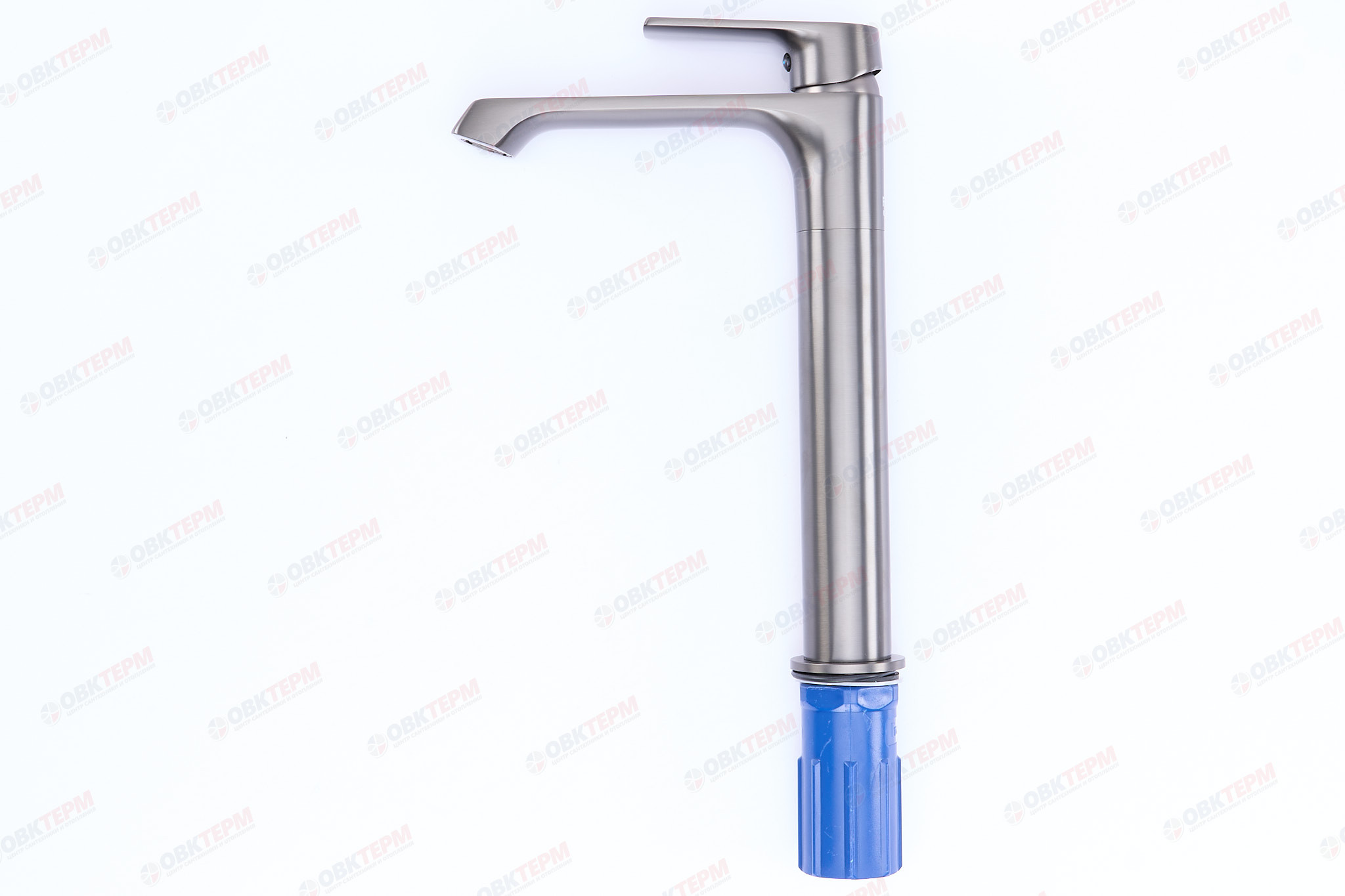 Смеситель д/умывальника FRAР F1071-29 оружейная сталь /высокий /латунь /Ø35 /гайка - миниатюра №3