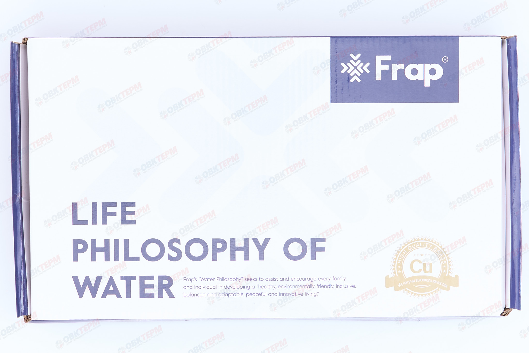 Смеситель д/умывальника FRAР F1071-29 оружейная сталь /высокий /латунь /Ø35 /гайка - миниатюра №7