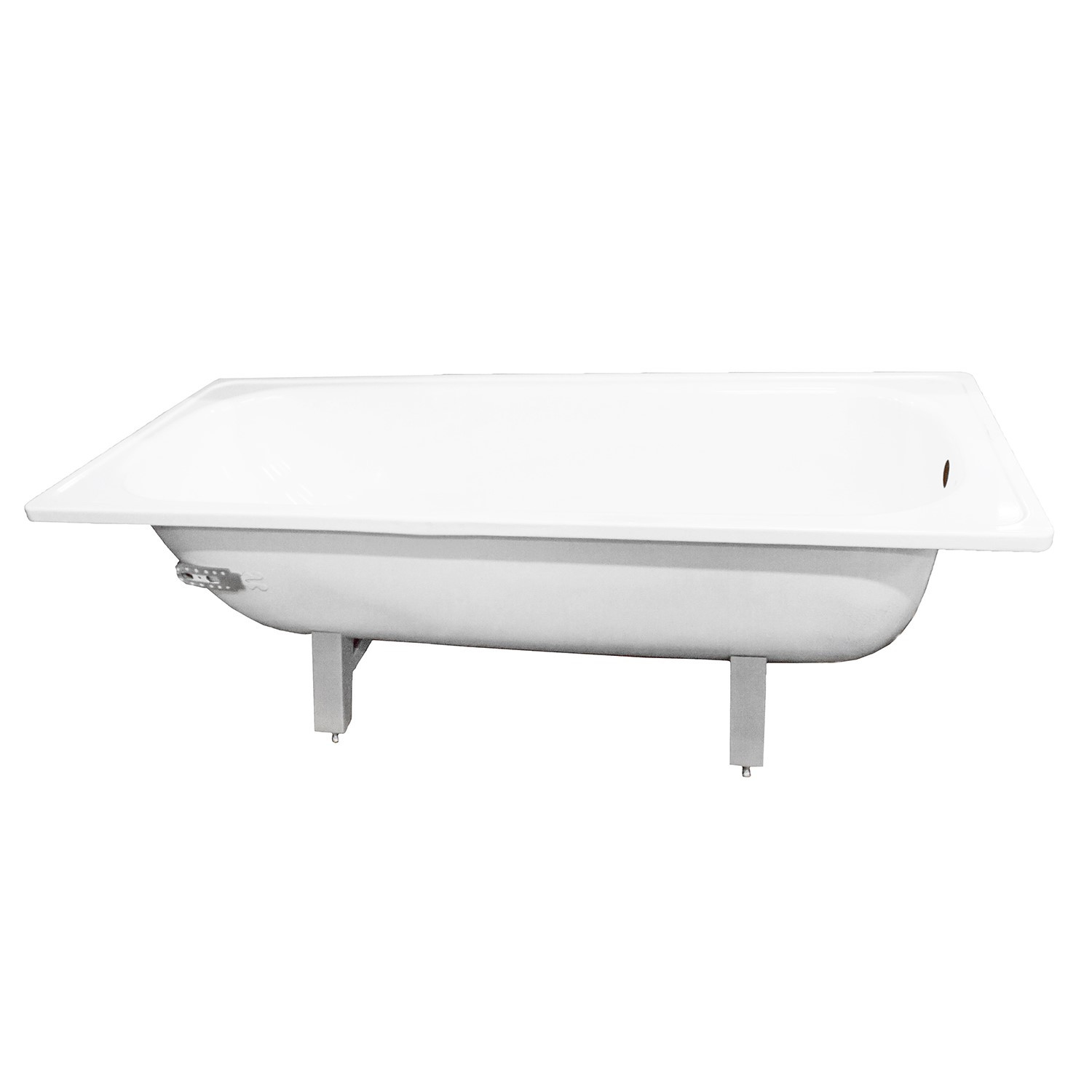 Ванна стальная  ANTIKA  120*70*40 см (1,8мм) (ВИЗ) с ножками - Изображение №1