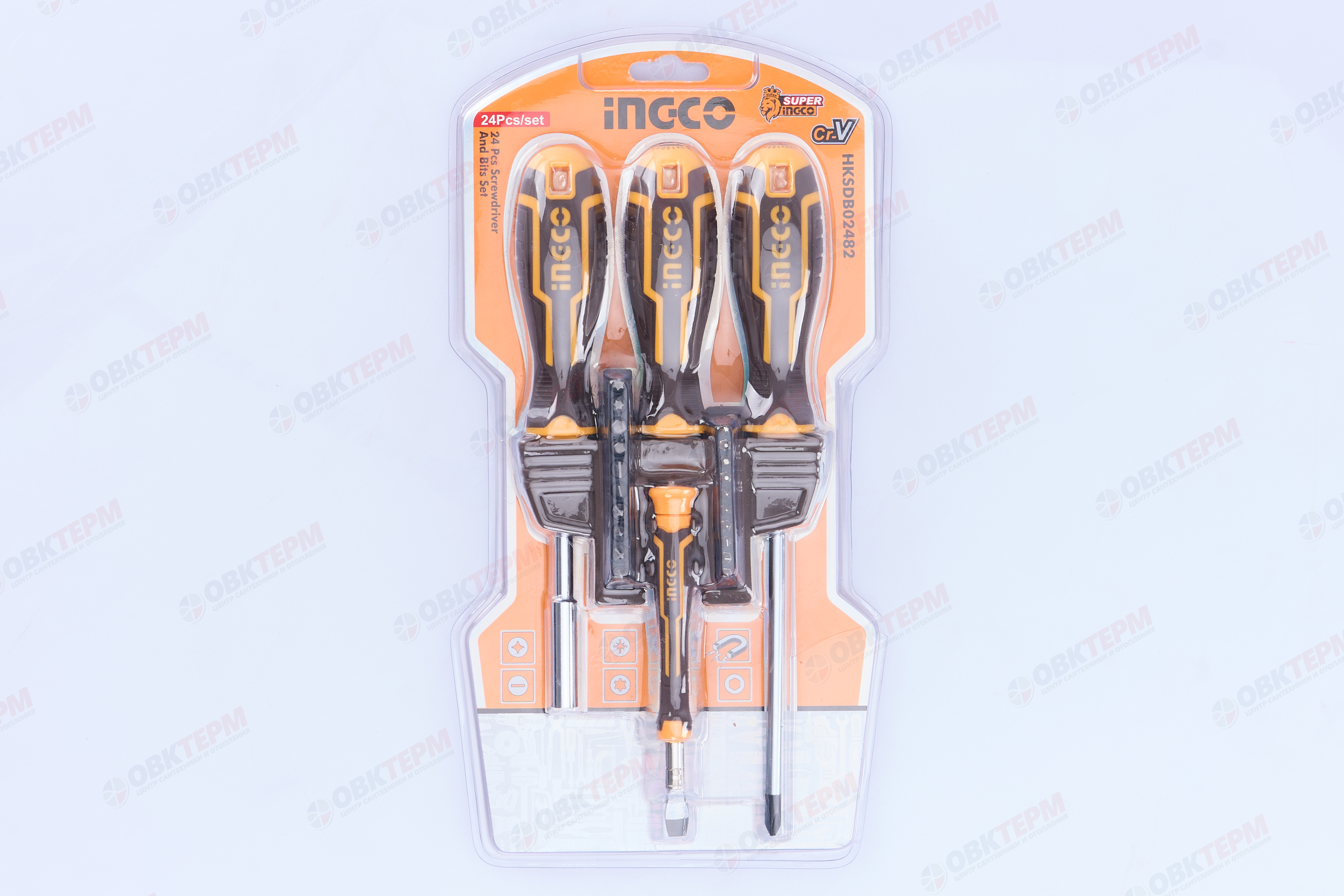 Набор отвёрток и бит 24 шт INGCO - Изображение №2