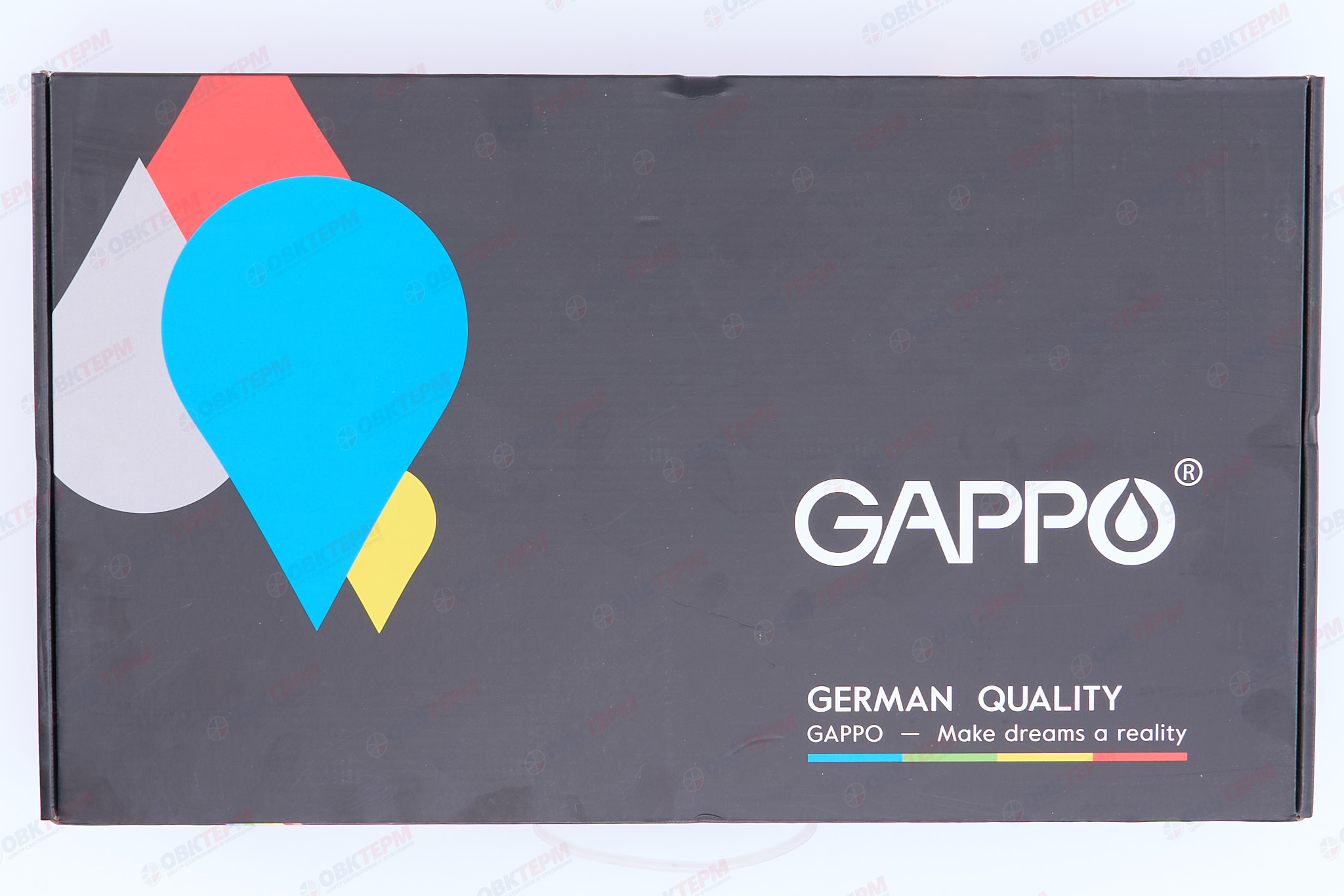 Смеситель д/кухни под ФИЛЬТР GAPPO G4398-89 латунь /оружейная сталь (Ø35, на шпильке) - миниатюра №7