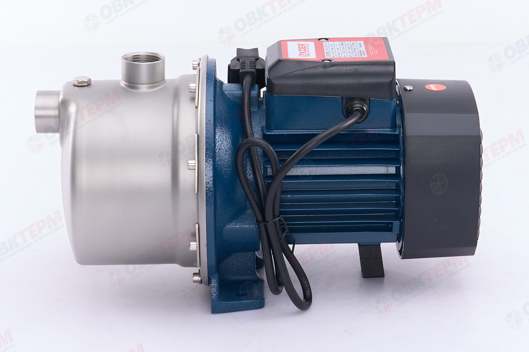 Насос центробежный  KJS1100 KOER (нерж)   (1,1кВт/60л.м./48м.) - Изображение №4