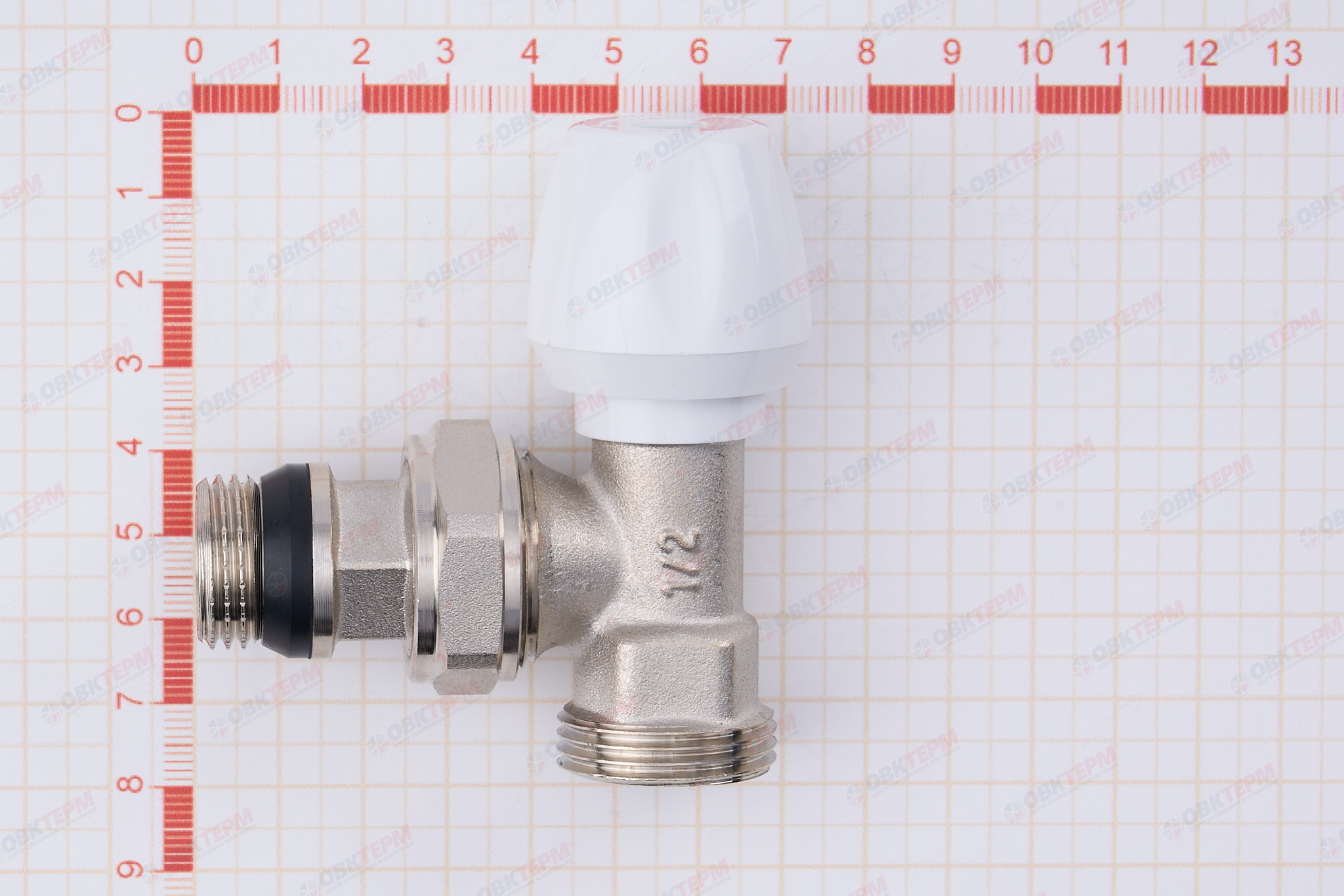 Кран рад.     TIM   верхний угловой 1/2"х3/4" под евроконус (ZEISSLER)   RS201.02E - миниатюра №8