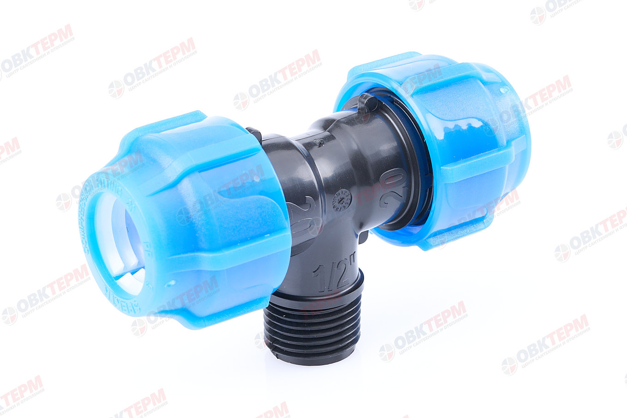 Тройник   20 *  1/2" н * 20    ПНД  Spektr    (360/шт) - изображение №1