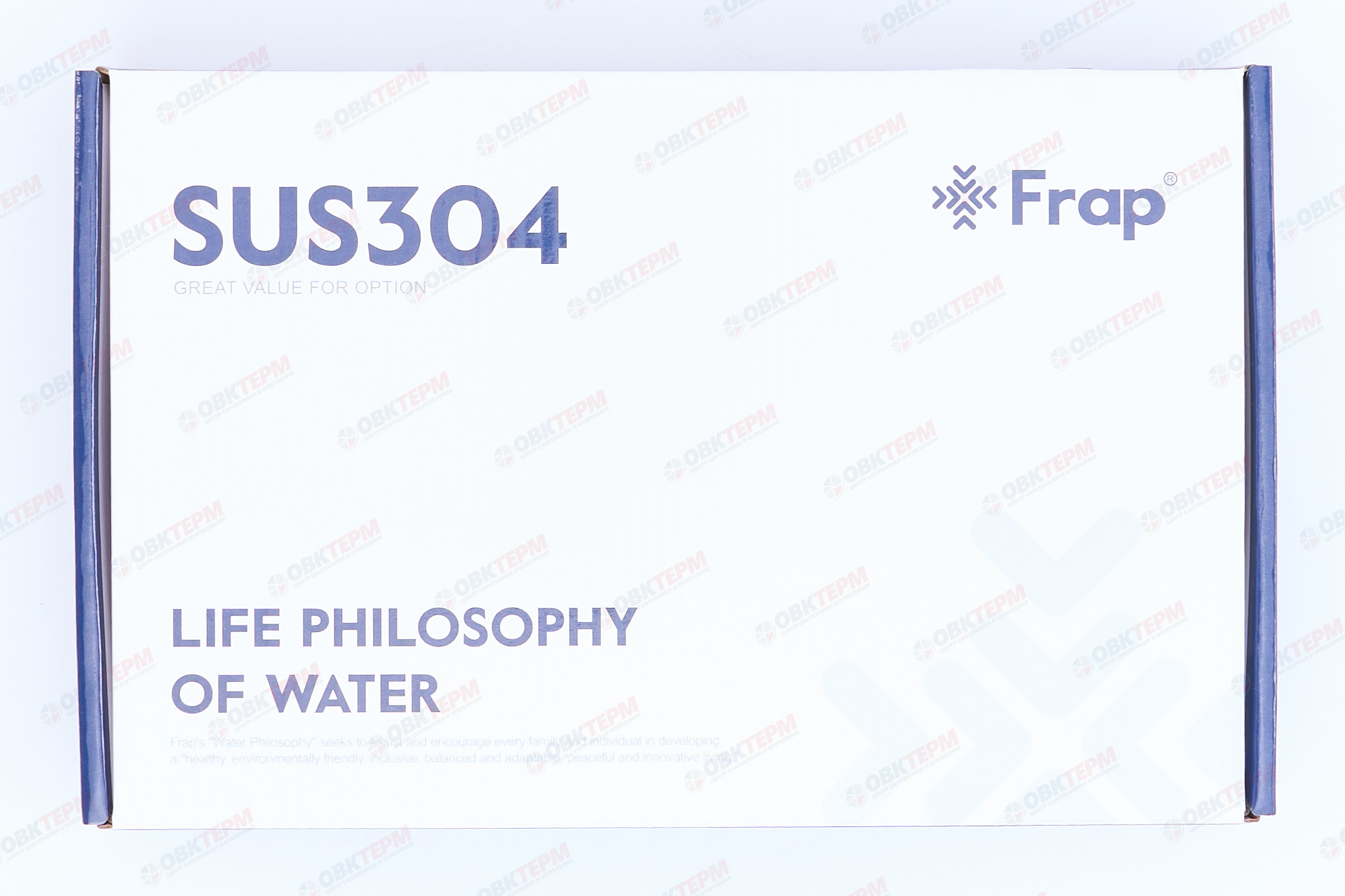 Смеситель д/умывальника FRAР F10801 сатин (Ø35, аэратор М24, на гайке) (10 шт) - миниатюра №8