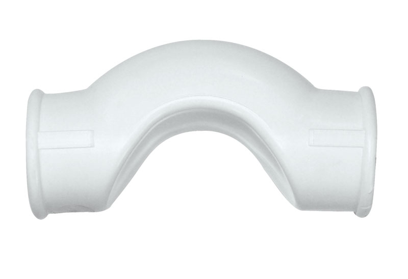 Обвод  короткий 20    БЕЛЫЙ PP-R   (KALDE)     (275) - Изображение №1