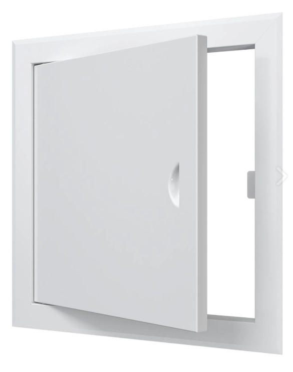 Люк ревизионный EVECS ЛТМп фланец 300*300, ручка магнит 360*360 окраш.сталь Эра - Изображение №2