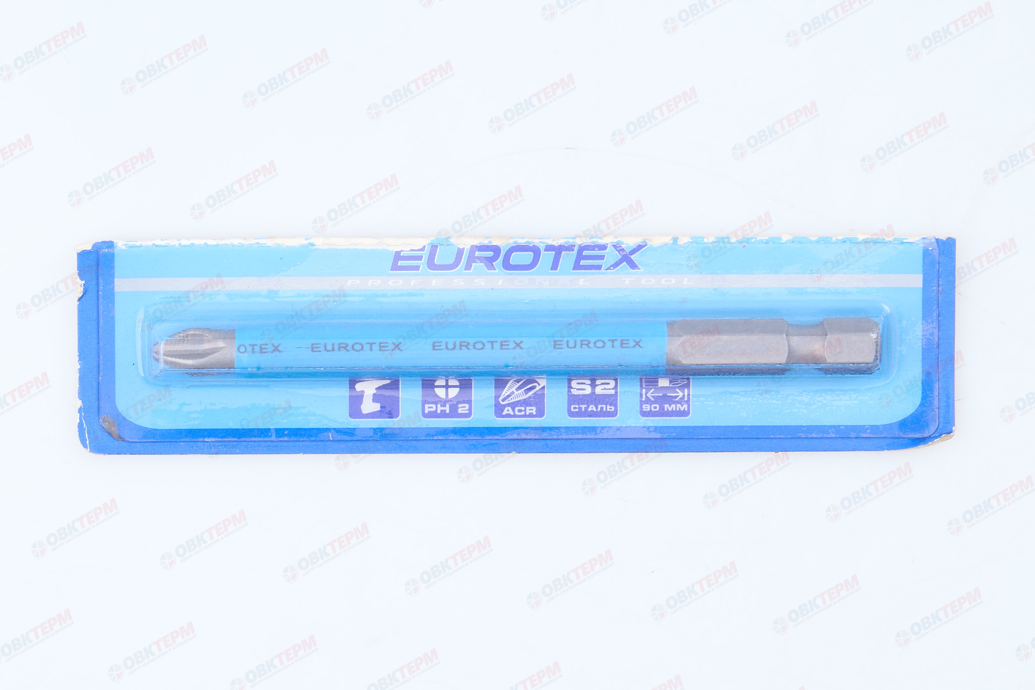 Биты PH2  90 мм для больших нагрузок EUROTEX - Изображение №4