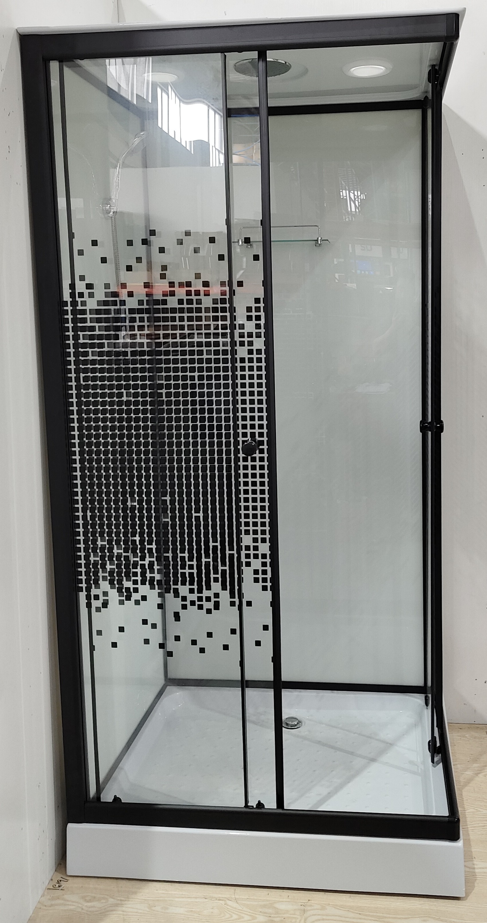 Душевая кабина ALIOTTI ALT-1280B L/R 120*80*215 (стекло 4мм, низкий поддон) 3 места - миниатюра №2