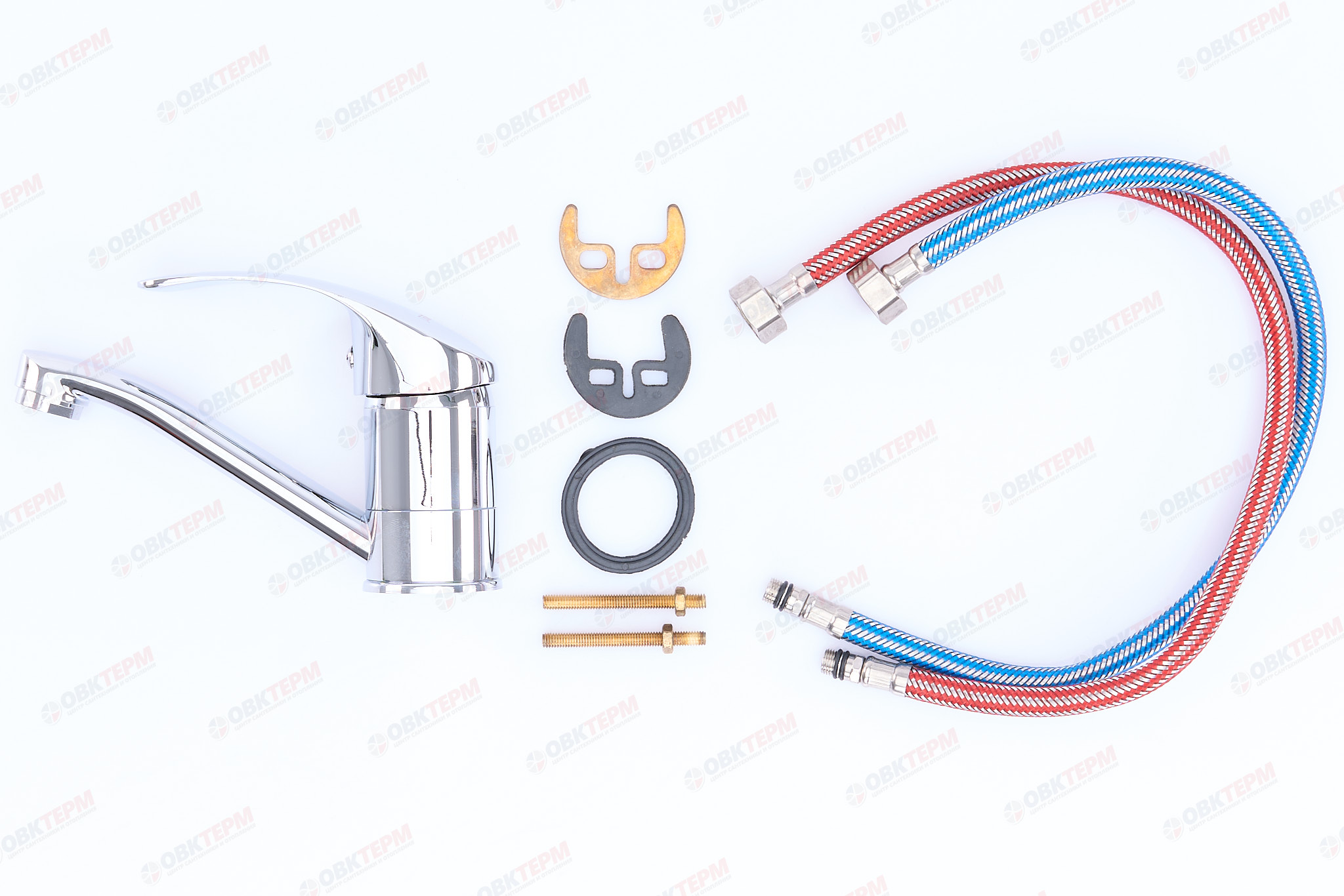 Смеситель д/умывальника CHAMPION PAN 004-135-15cm (гайка)  (10 шт/ящ) - Изображение №3