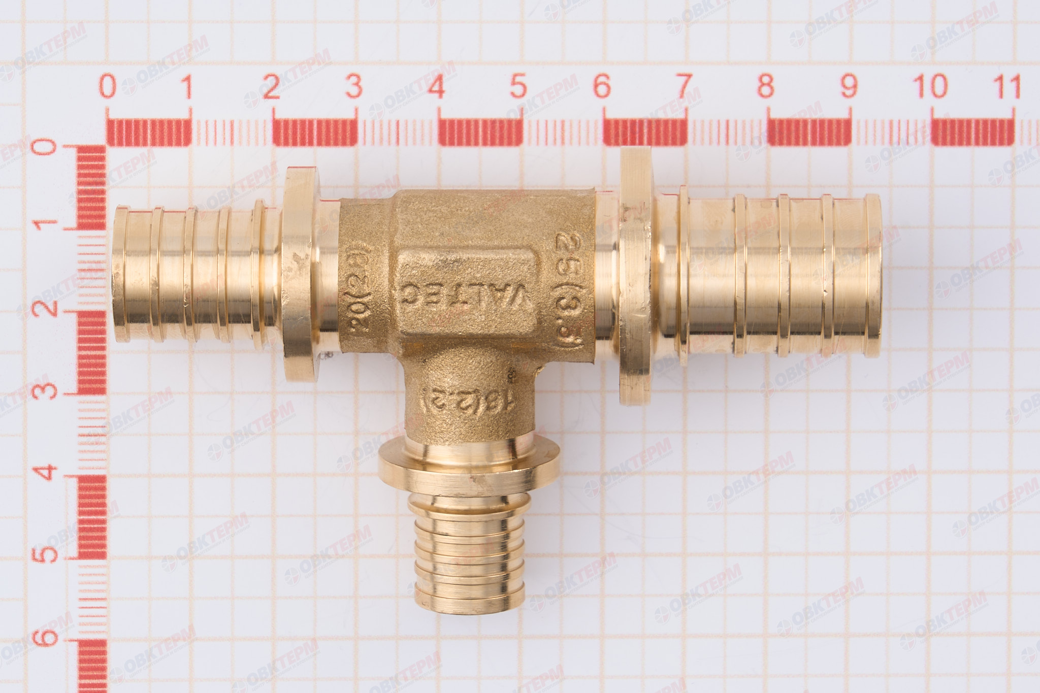 Тройник надвижной 25(3,5) х 16(2,2) х 20(2,8)    VALTEC  (45/5) - миниатюра №6