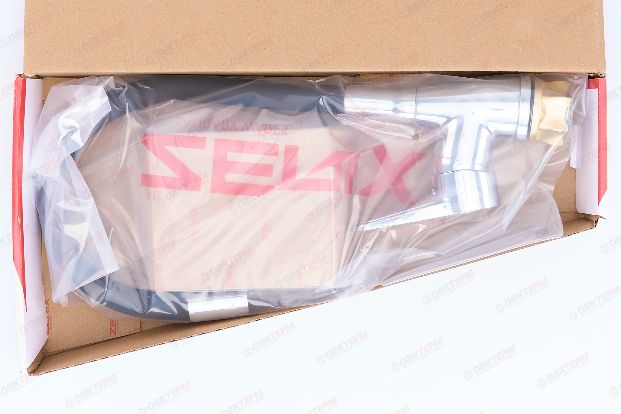 Смеситель д/кухни REFLECTOR ZERIX SOP7 146 BLACK Ø40 ГАЙКА (10 шт/ящ) - миниатюра №5