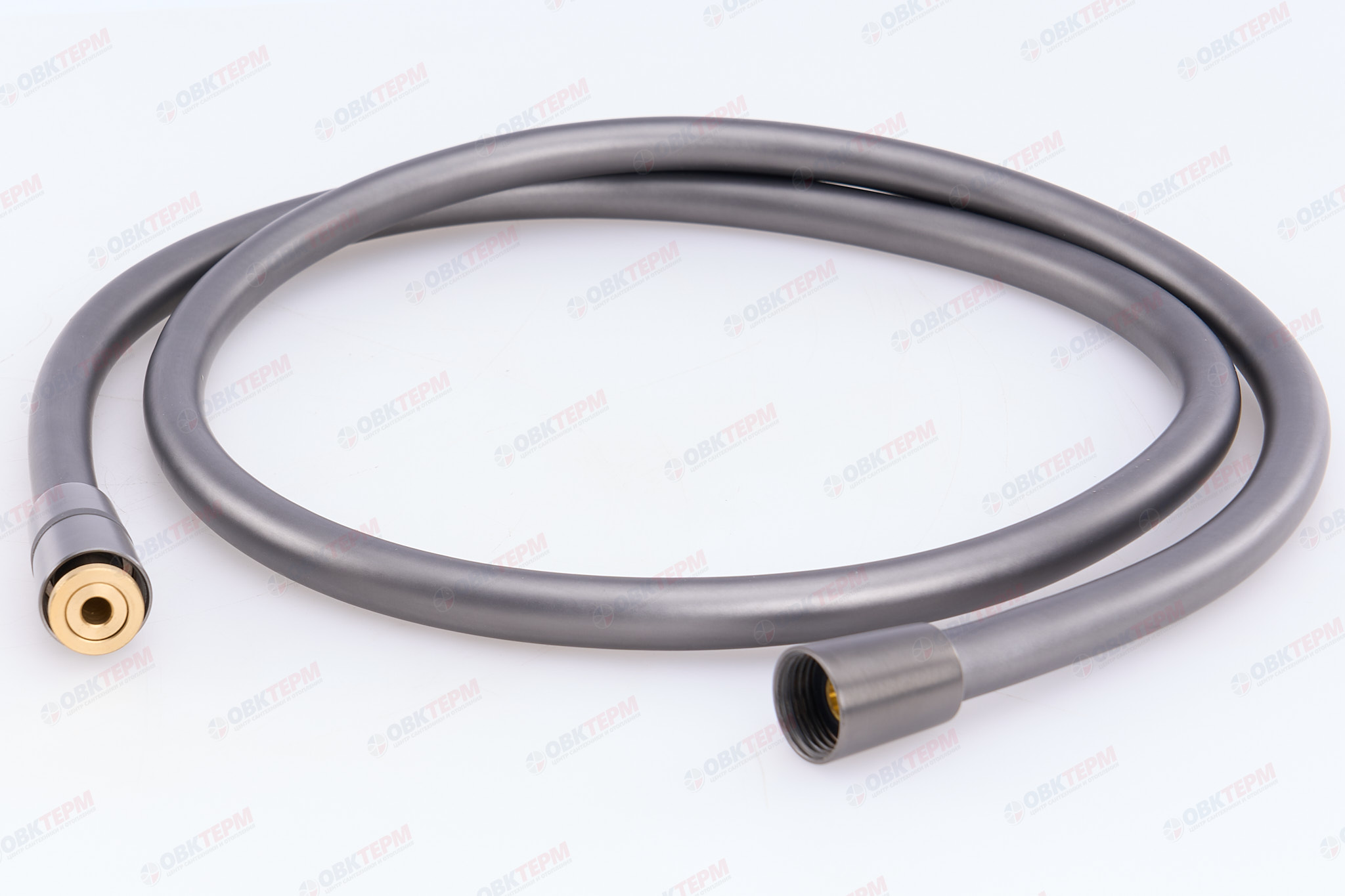 Шланг д/душа KOER KB-0804-150-07 силиконовый 150 см * (Цвет графит) (30 шт/ящ) - Изображение №1