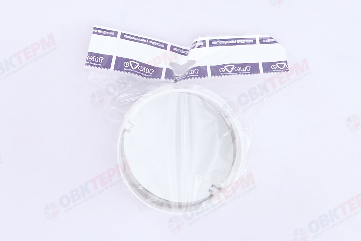 Соединитель круглых каналов d 100 мм с обратным клапаном (90шт/уп) Эвент - миниатюра №8