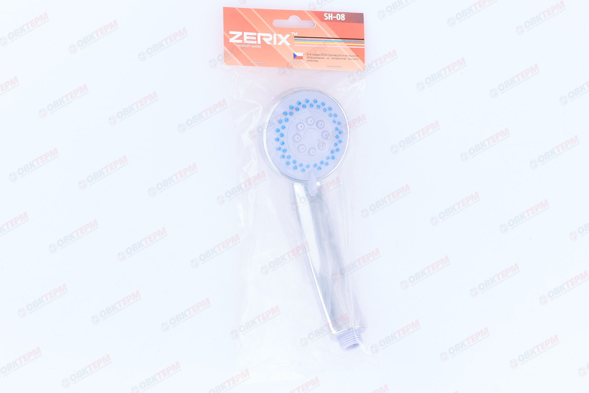 Лейка д/душа ручная ZERIX  SH-08 ( 4 режима)  (100 шт/ящ) - миниатюра №6